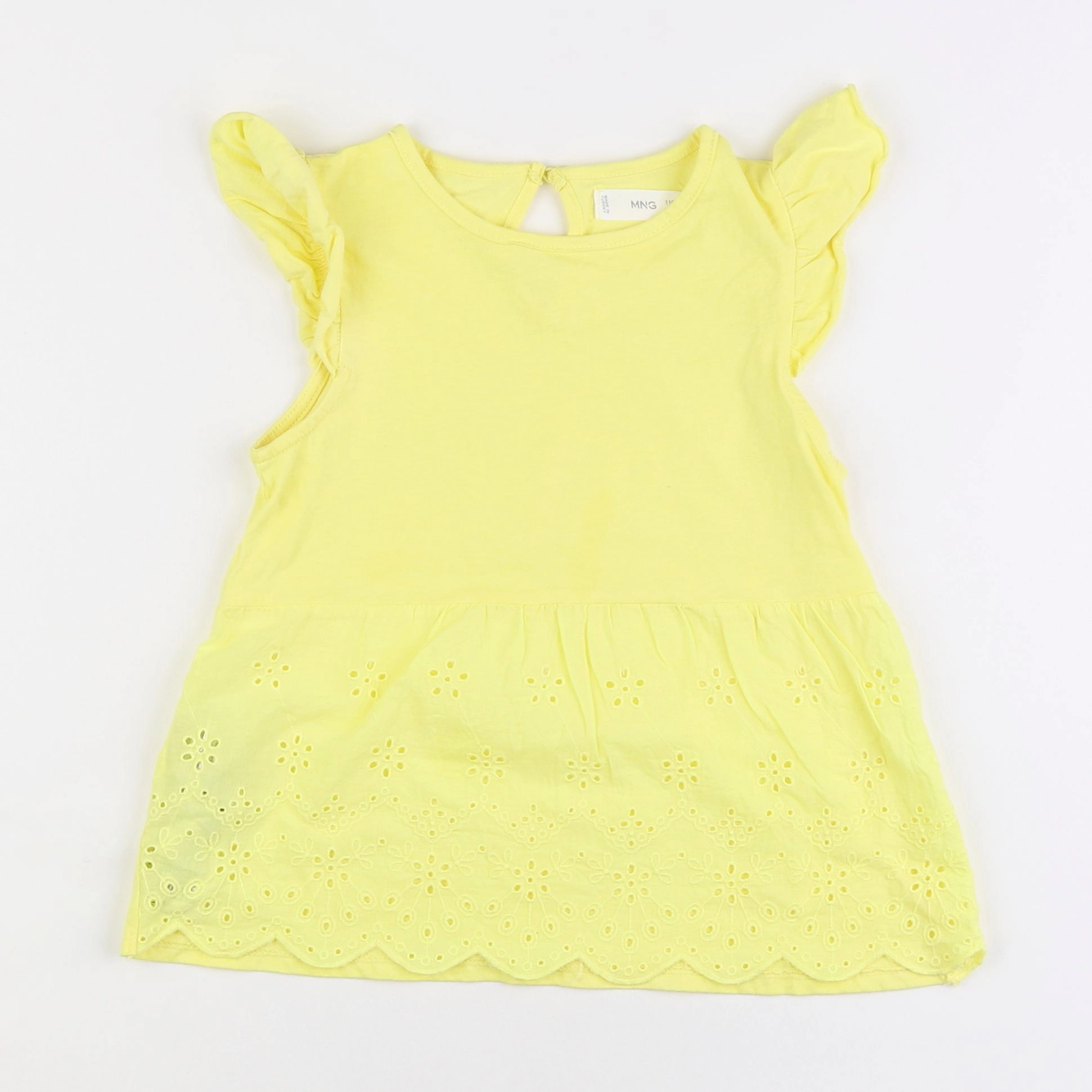 Mango - tee-shirt jaune - 5/6 ans