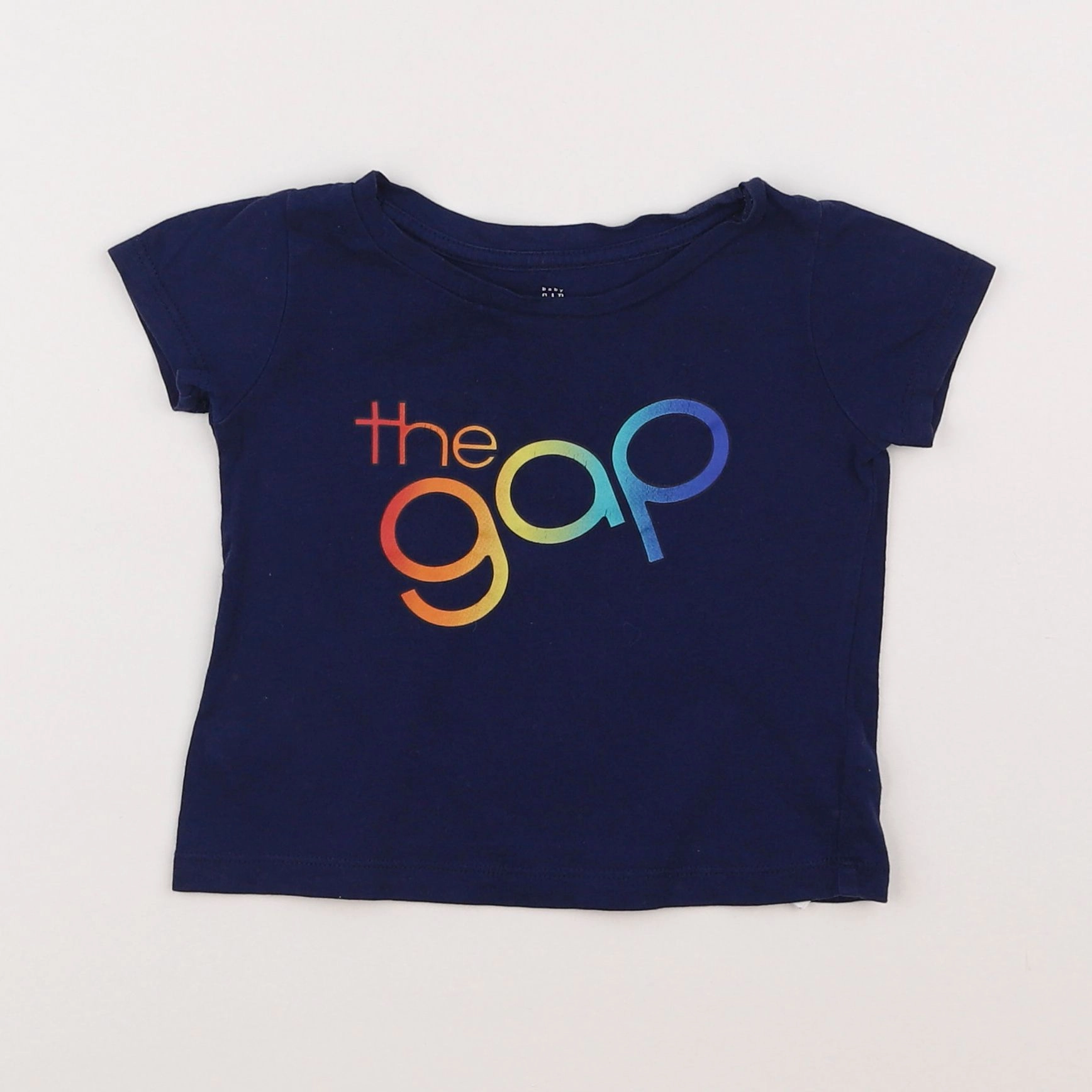 GAP - tee-shirt bleu - 6/12 mois