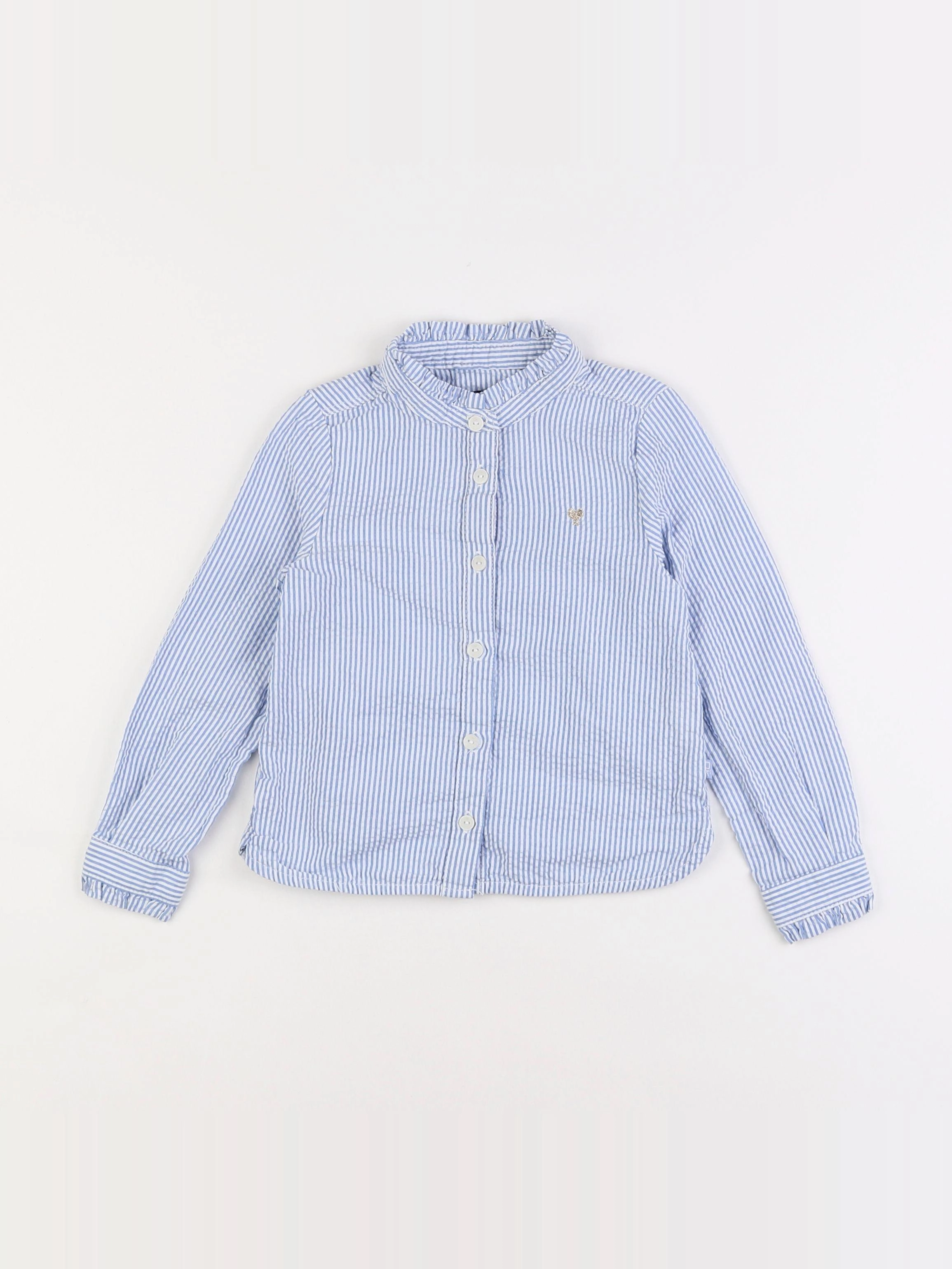 Okaidi - blouse bleu - 3 ans