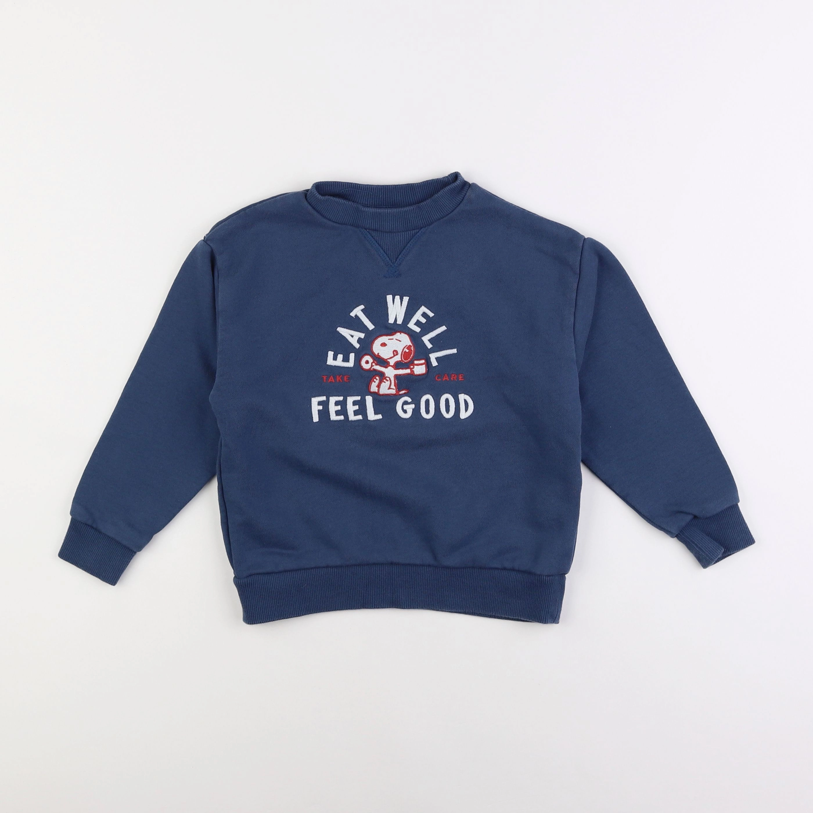 Cyrillus - sweat bleu - 6 ans