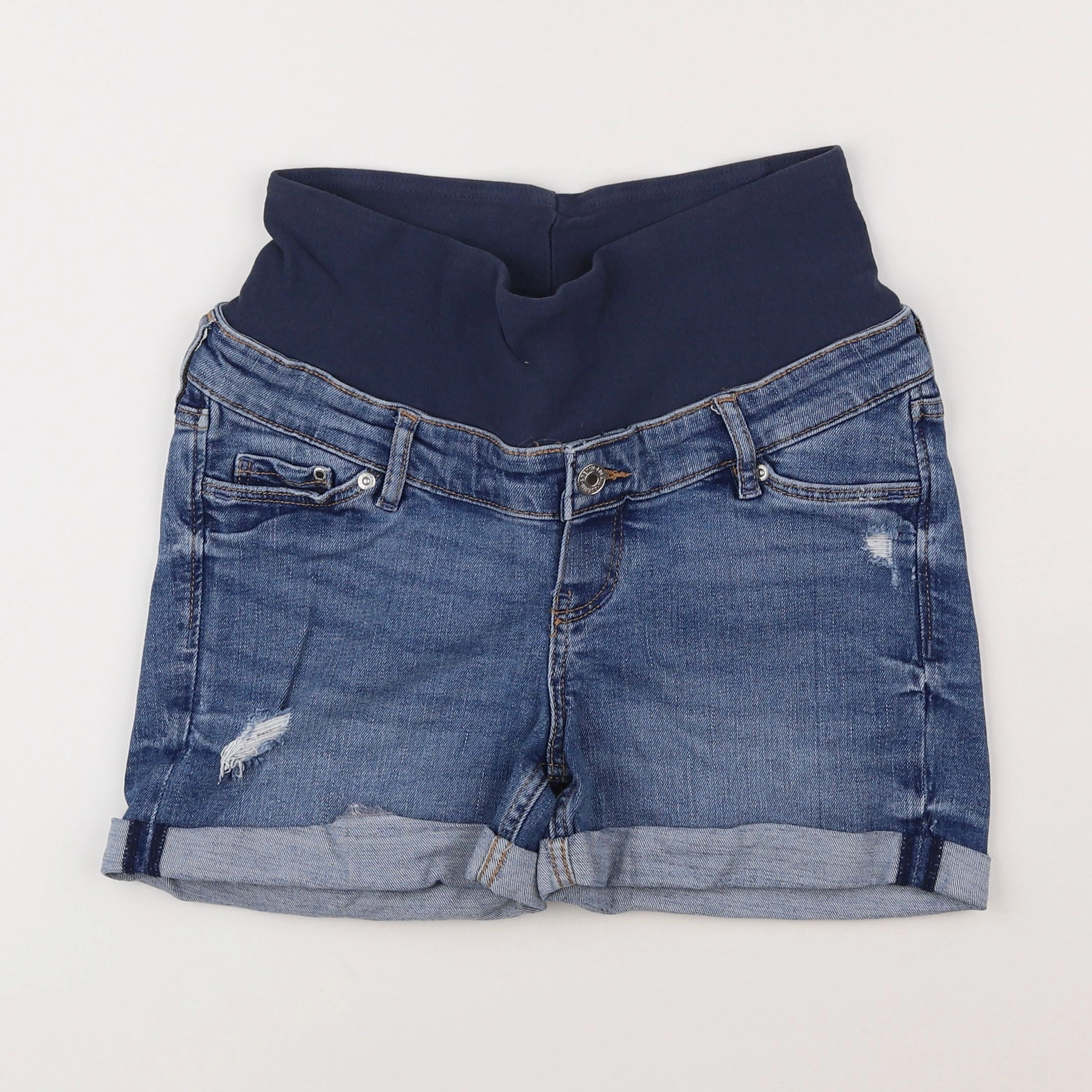 H&M - short grossesse bleu - 36 à 38