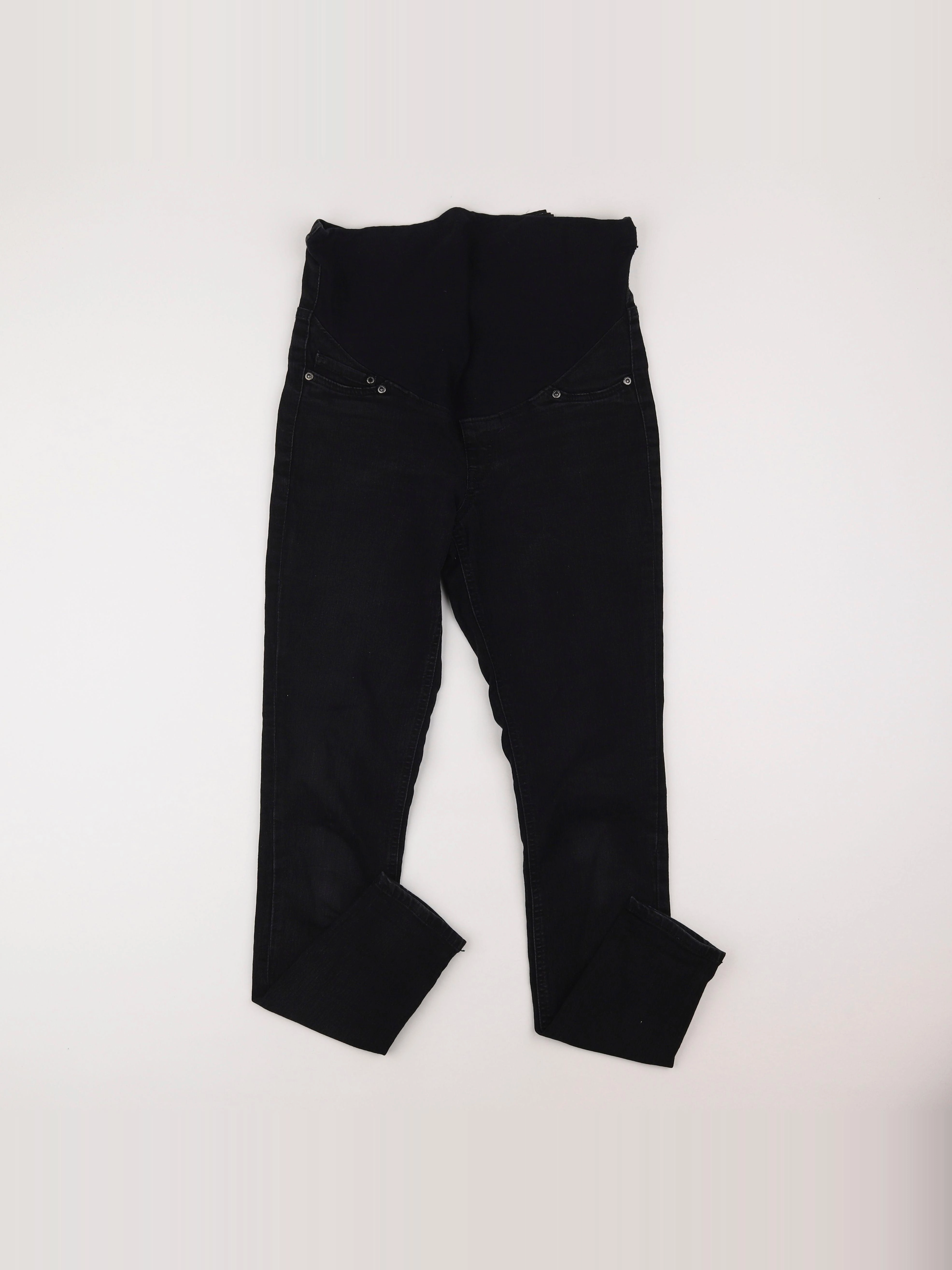 H&M - jean grossesse noir - 36 à 38
