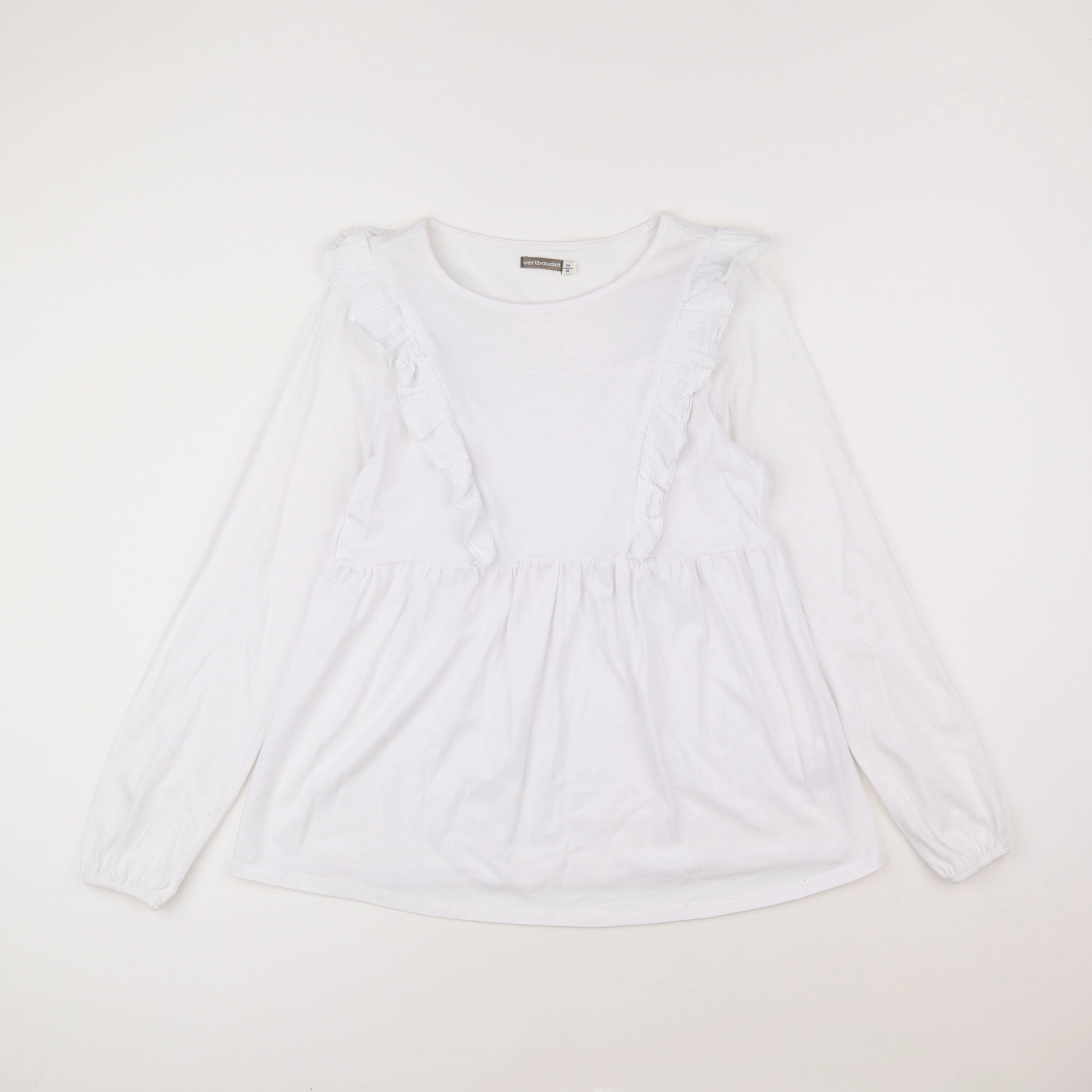 Vertbaudet - tee-shirt grossesse blanc - 34 à 36