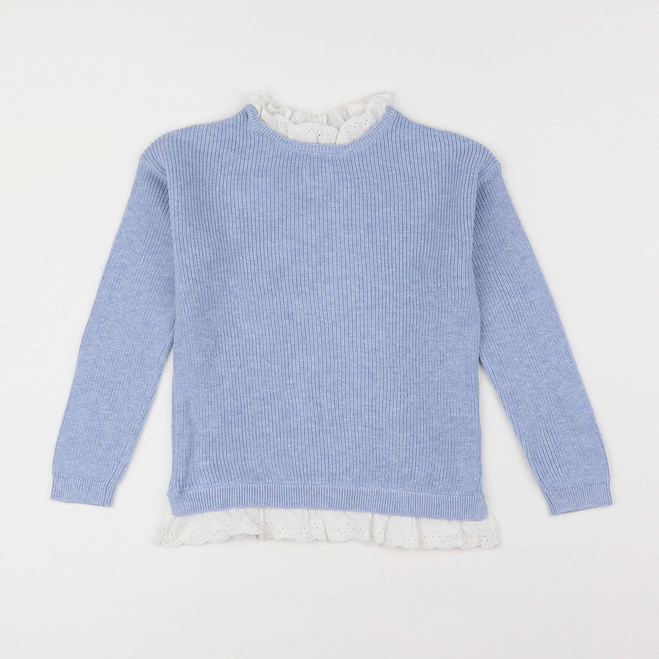 Vertbaudet - pull bleu - 6 ans