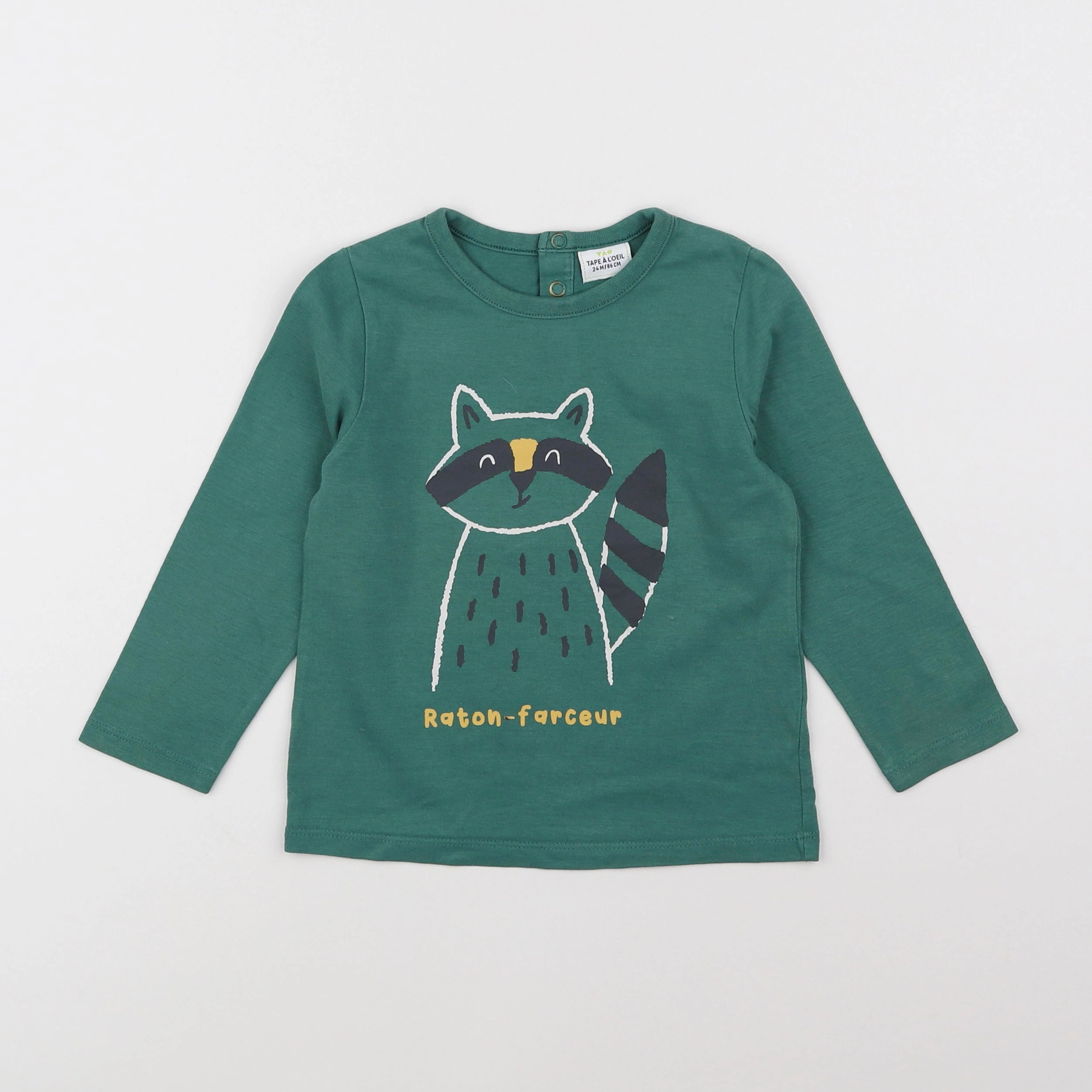 Tape à l'oeil - tee-shirt vert - 2 ans