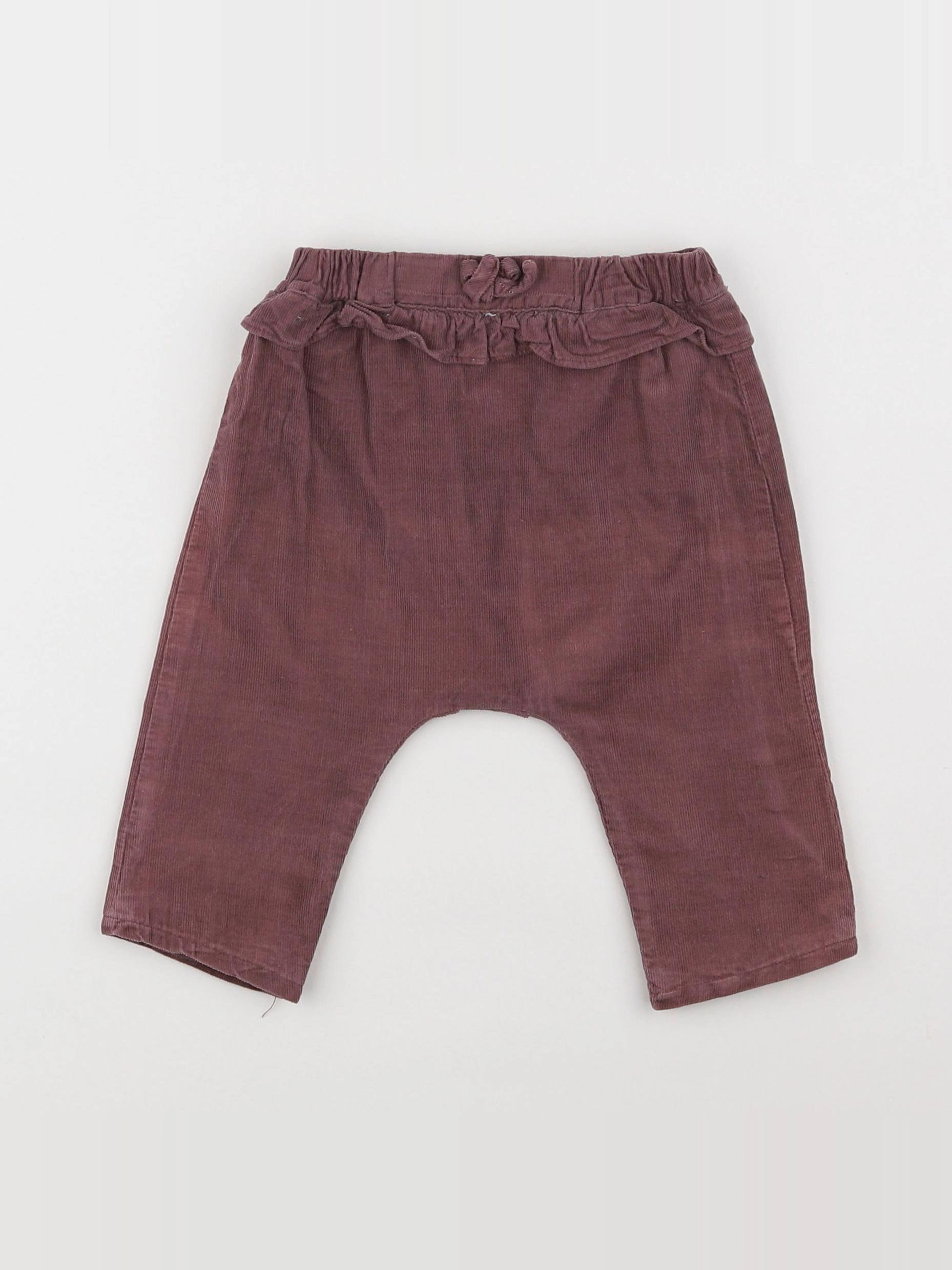 Vertbaudet - sarouel rose - 9 mois