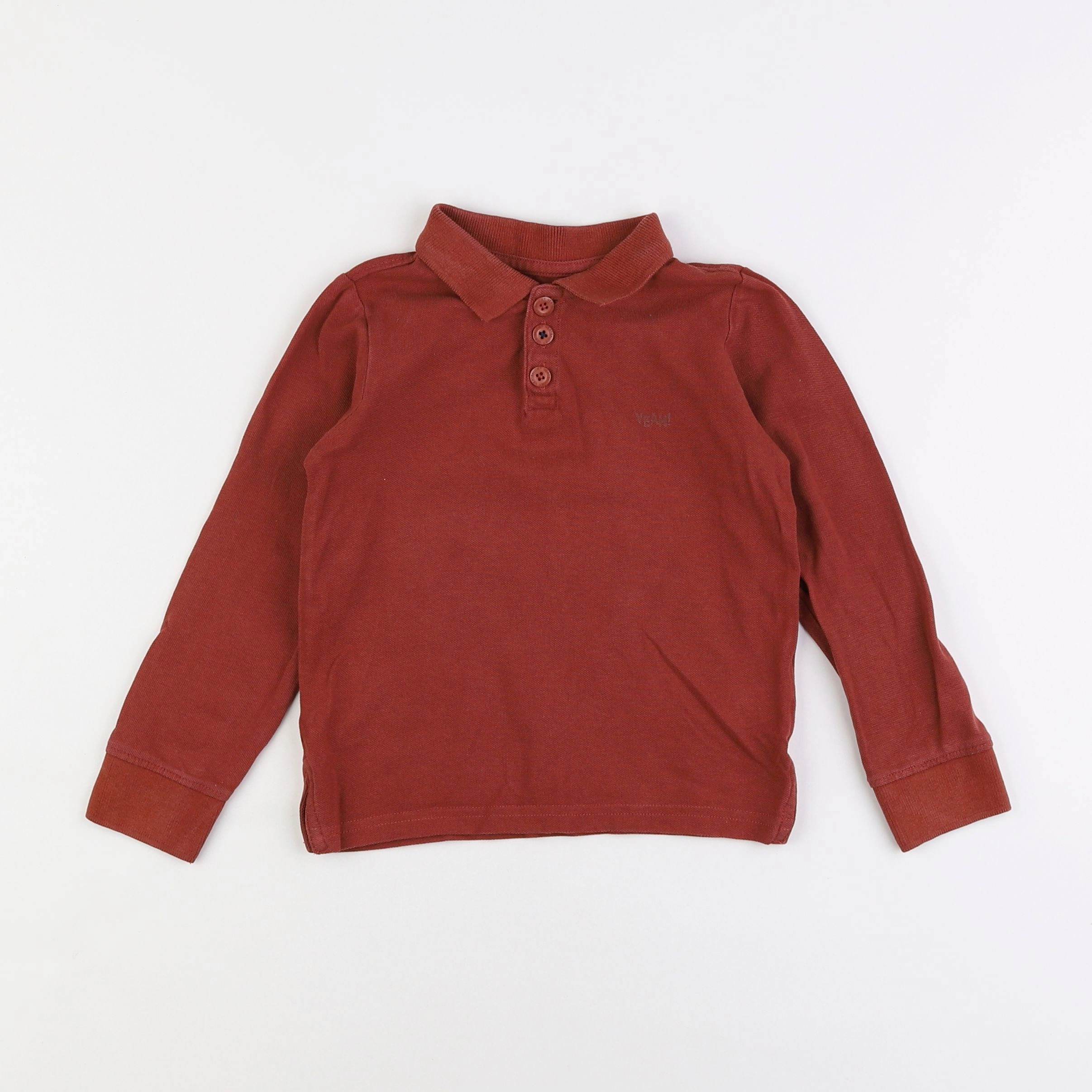 Vertbaudet - polo marron - 4 ans