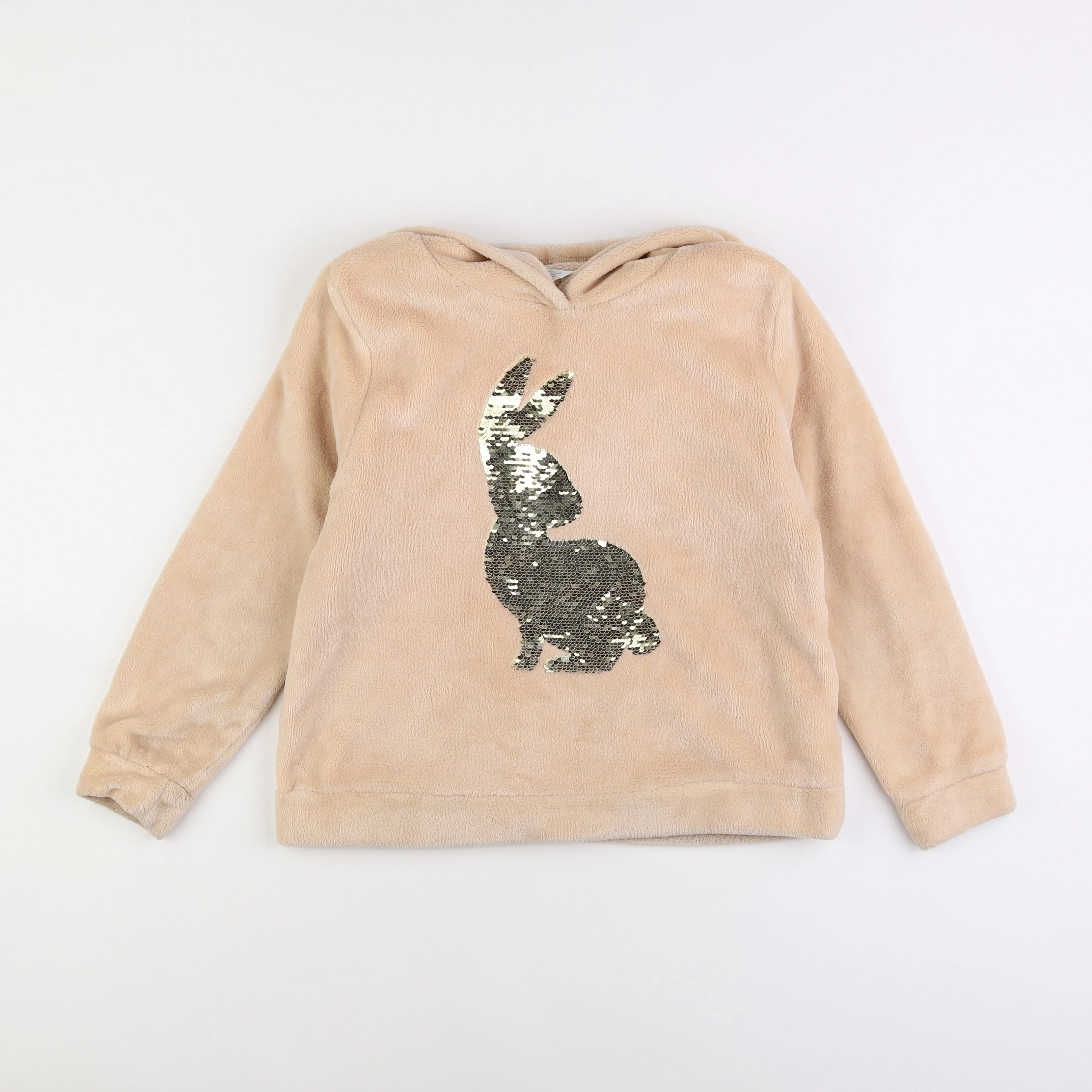 H&M - sweat beige - 8/9 ans