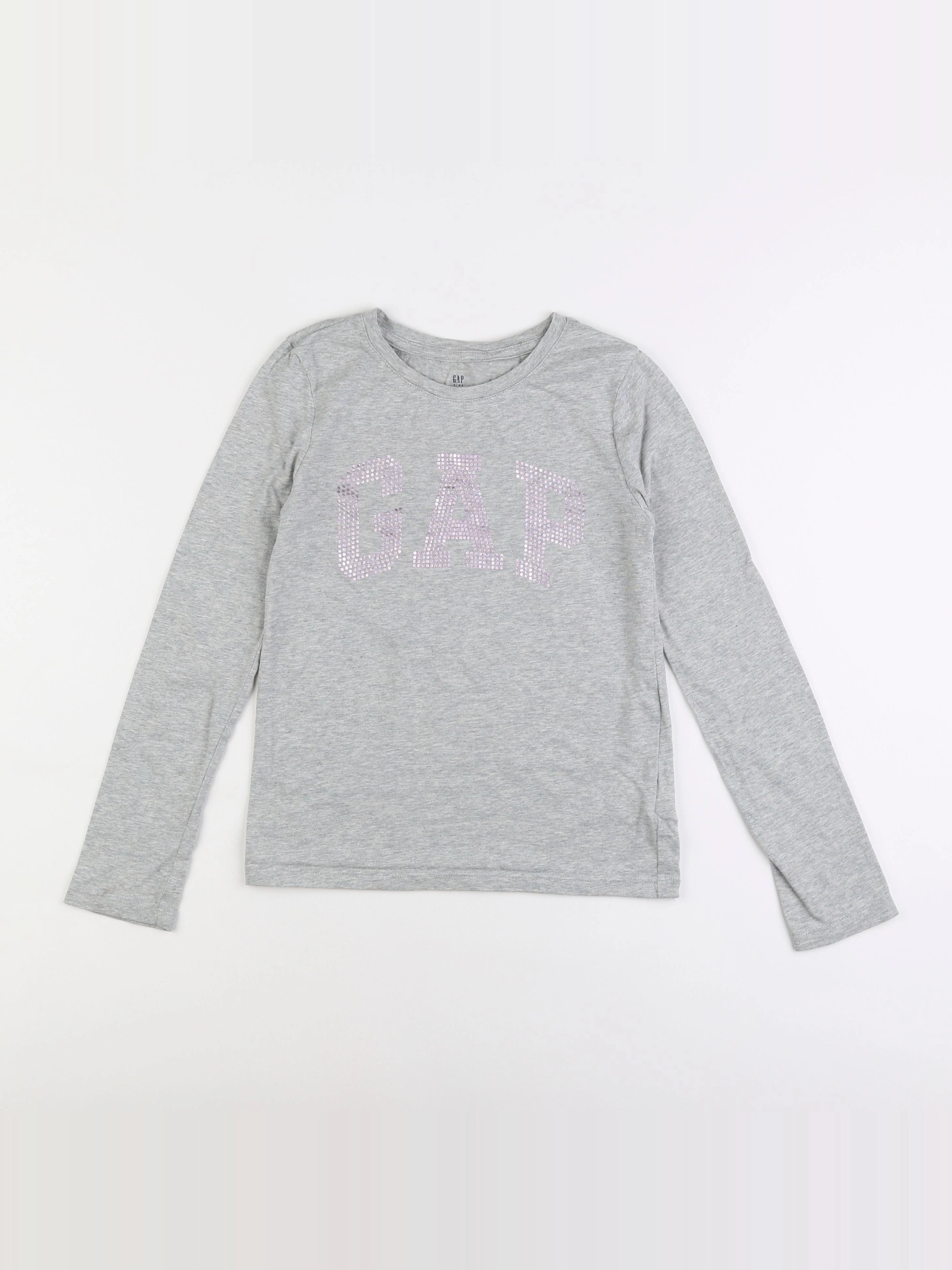 GAP - tee-shirt gris - 8 ans