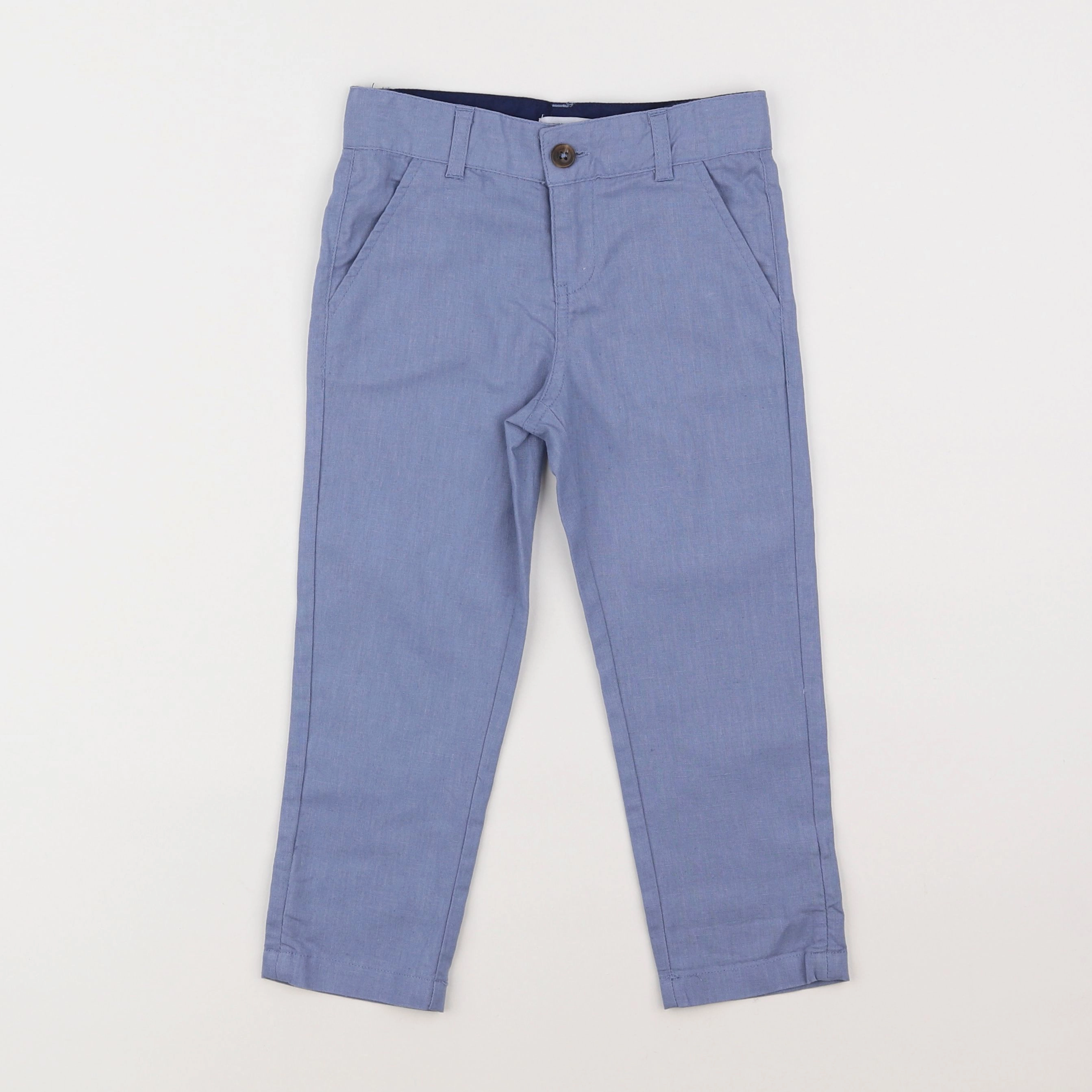 Vertbaudet - pantalon bleu - 3 ans