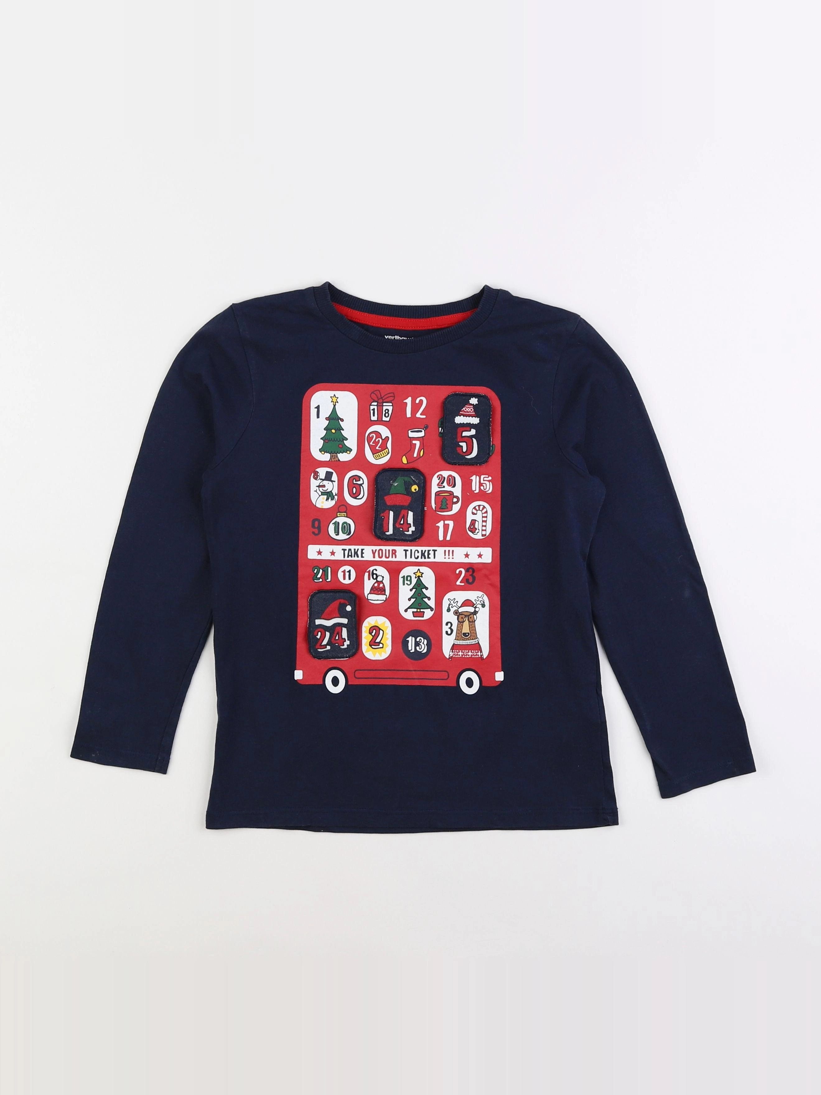 Vertbaudet - tee-shirt multicolore - 8 ans