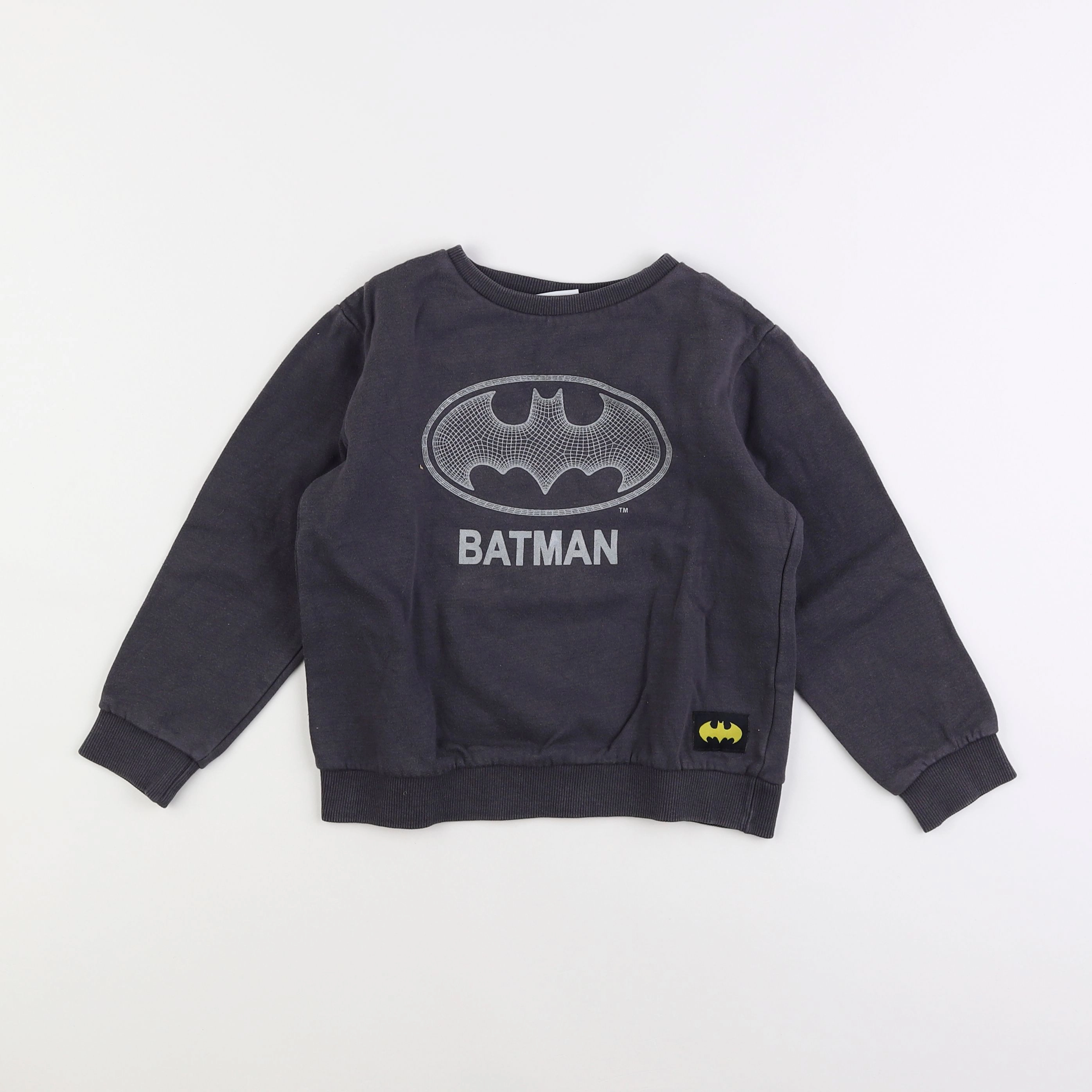 Vertbaudet - sweat gris - 6 ans