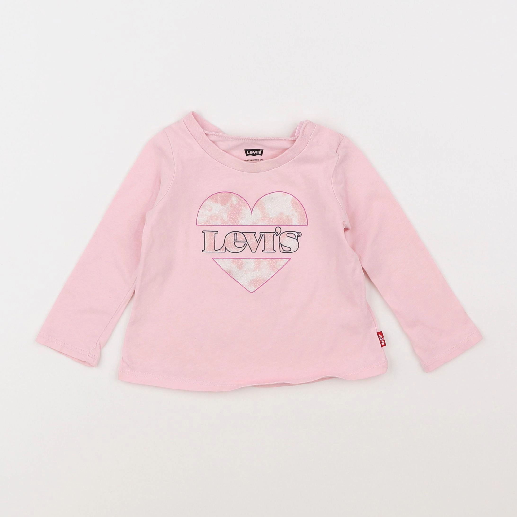Levi's - tee-shirt rose - 9 mois