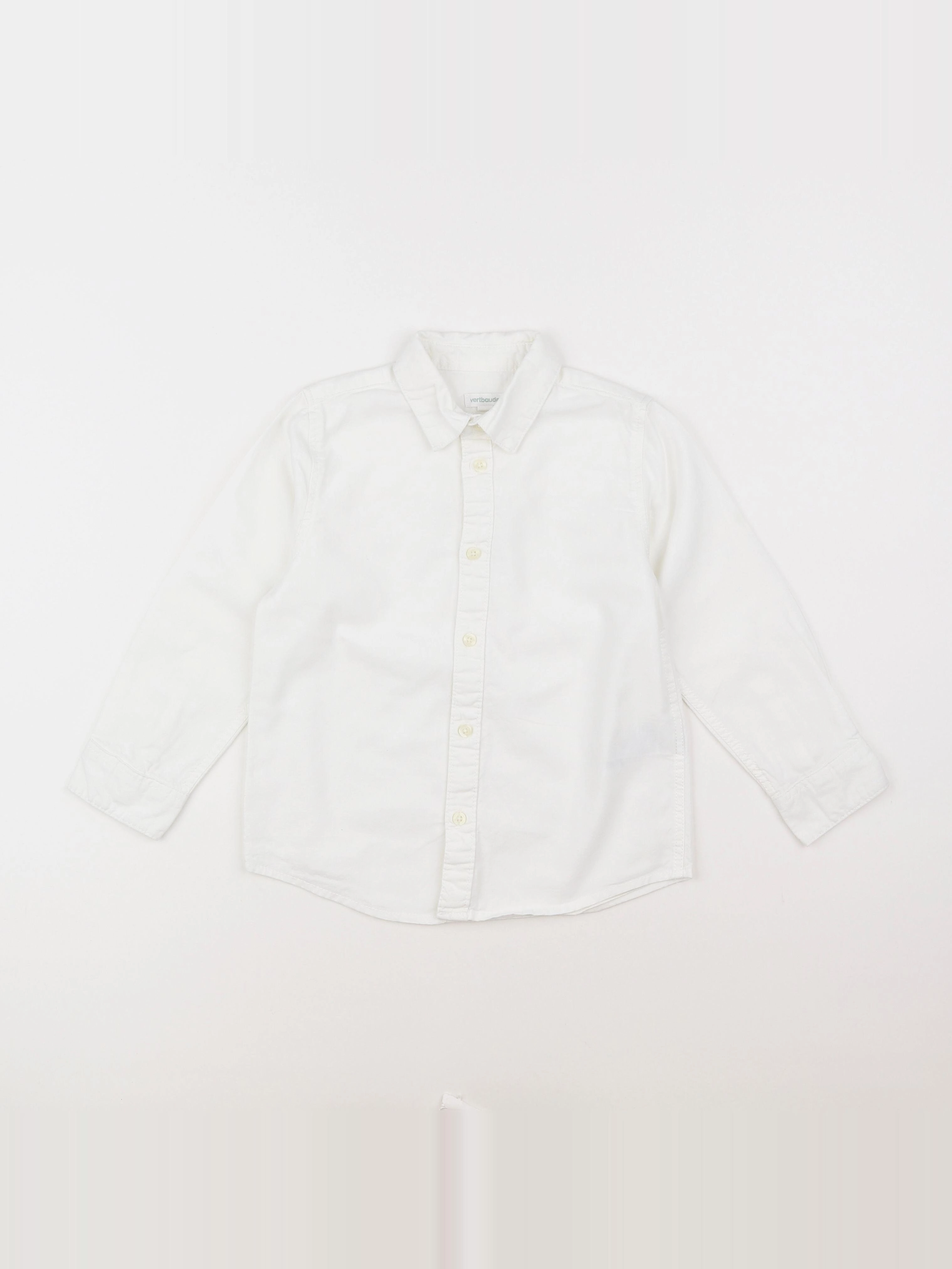 Vertbaudet - chemise blanc - 5 ans