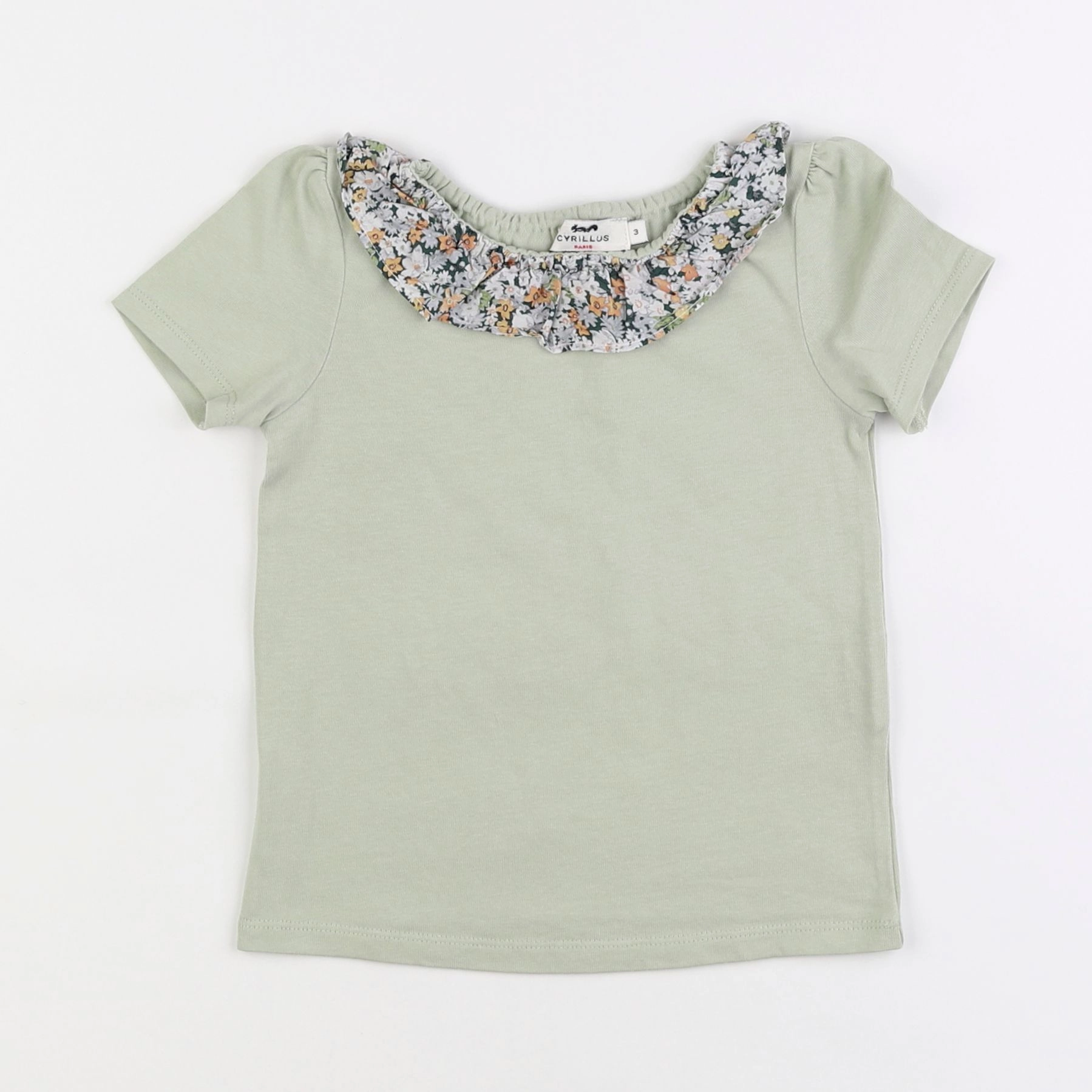 Cyrillus - tee-shirt vert - 3 ans