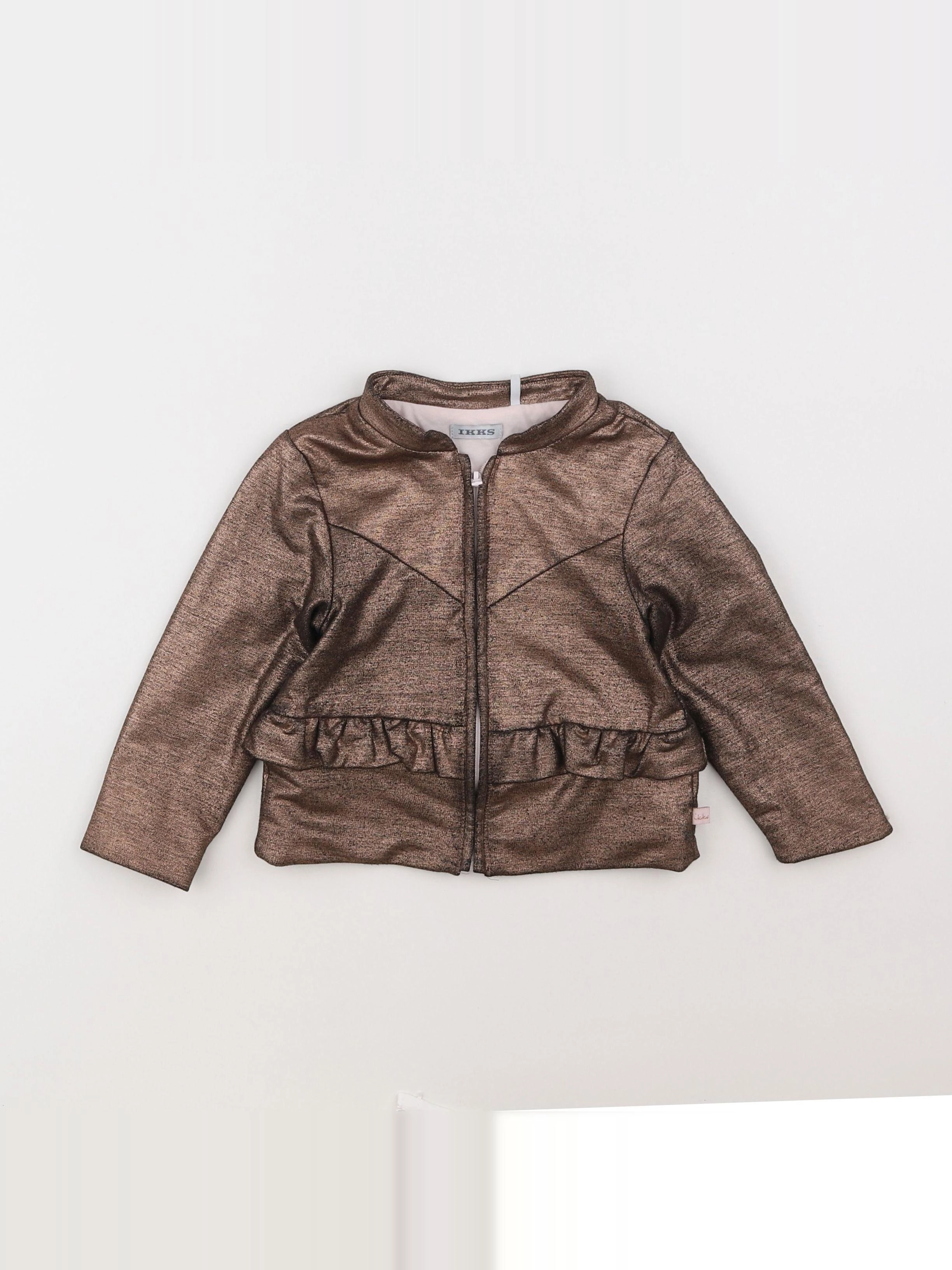 IKKS - veste bronze - 12 mois