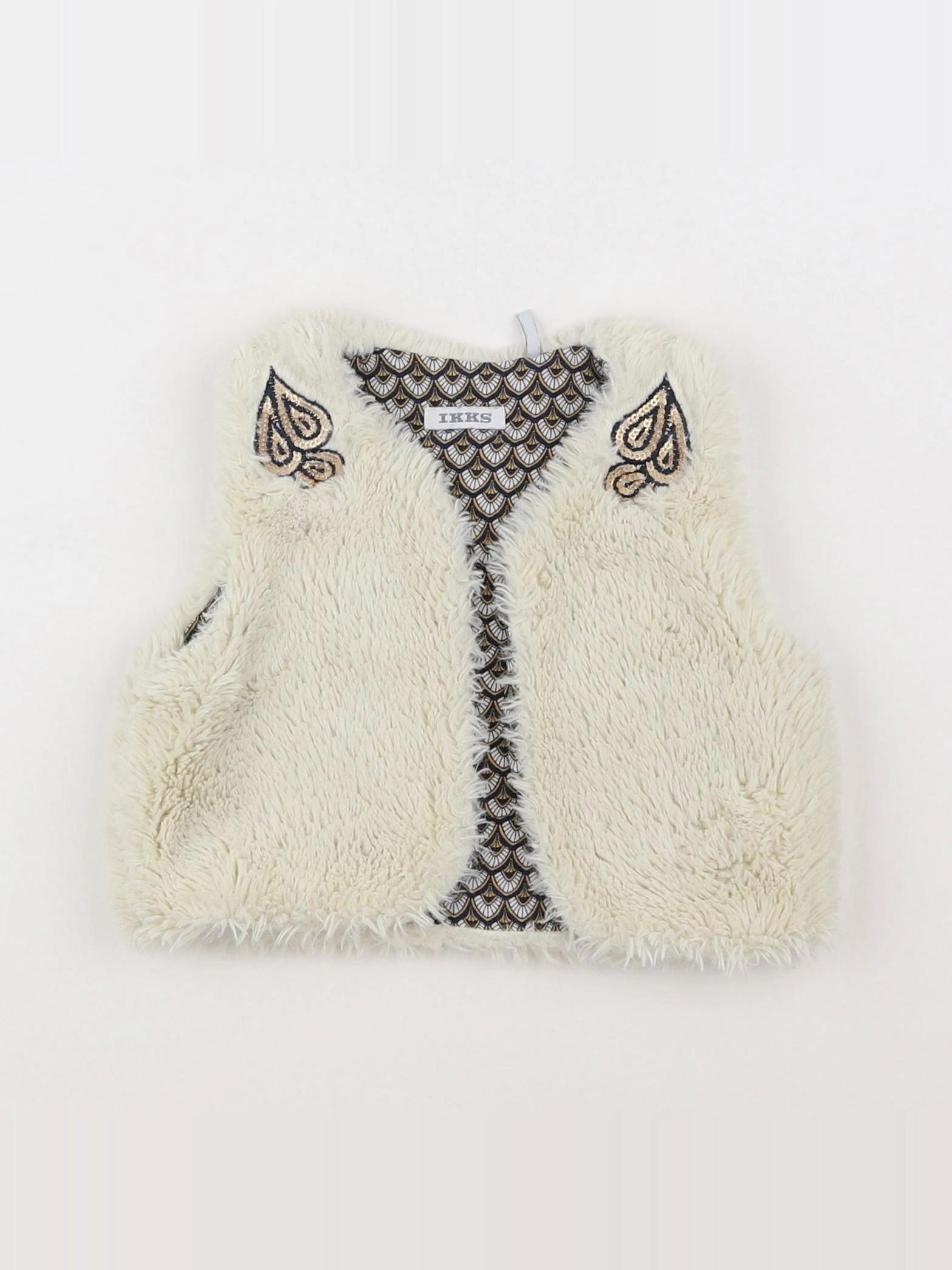 IKKS - gilet beige - 12 mois