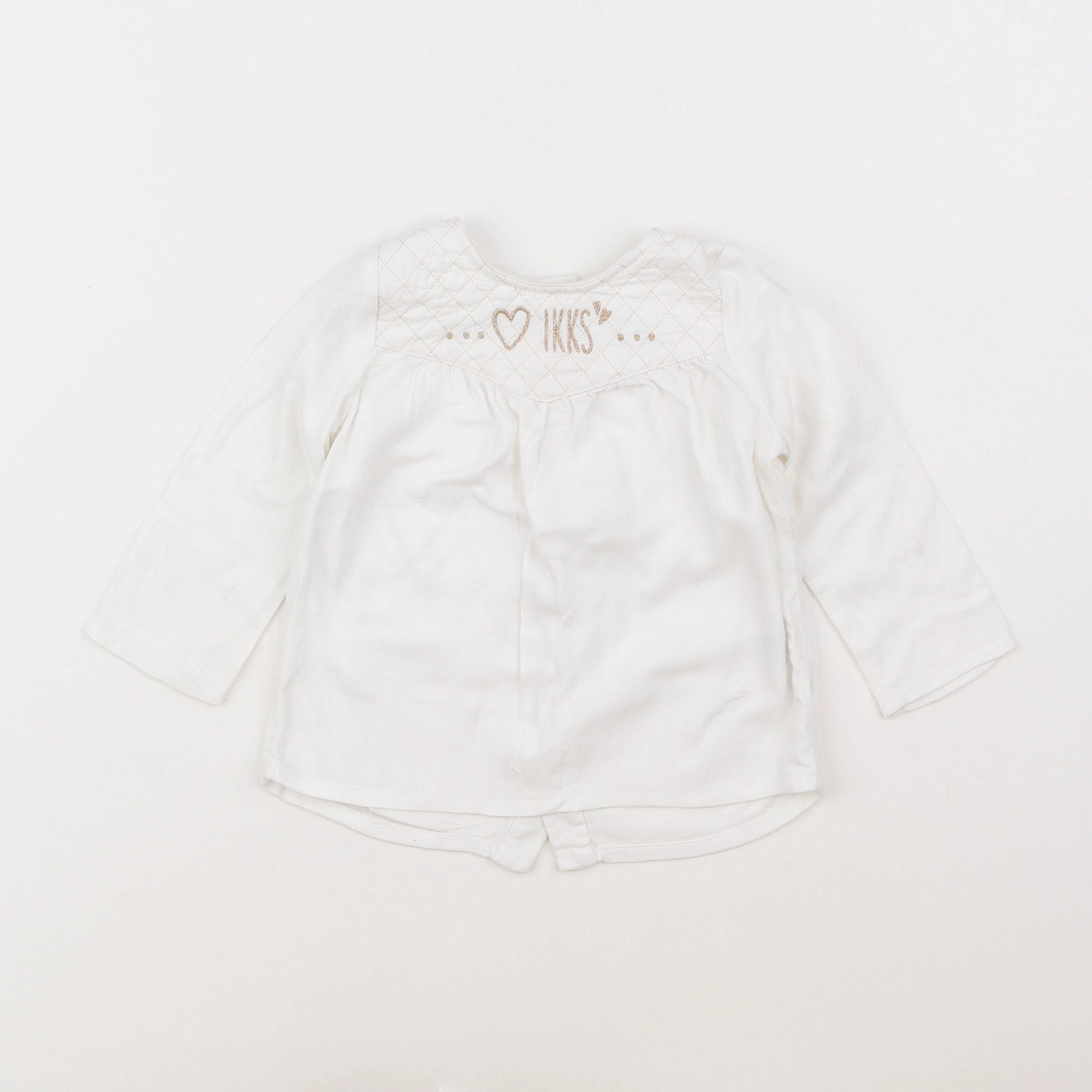 IKKS - blouse beige - 18 mois