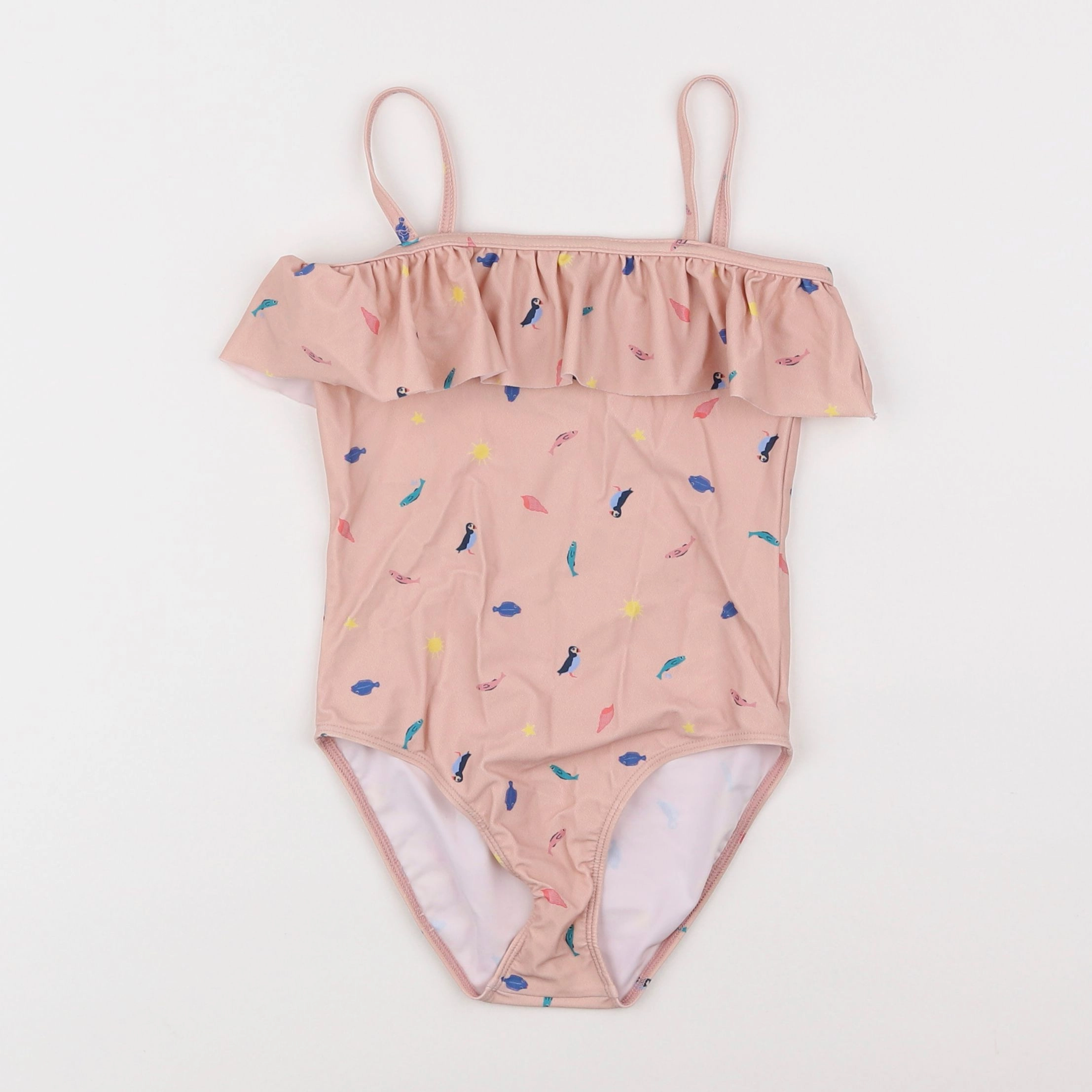 Petit Bateau - maillot de bain rose - 6 ans