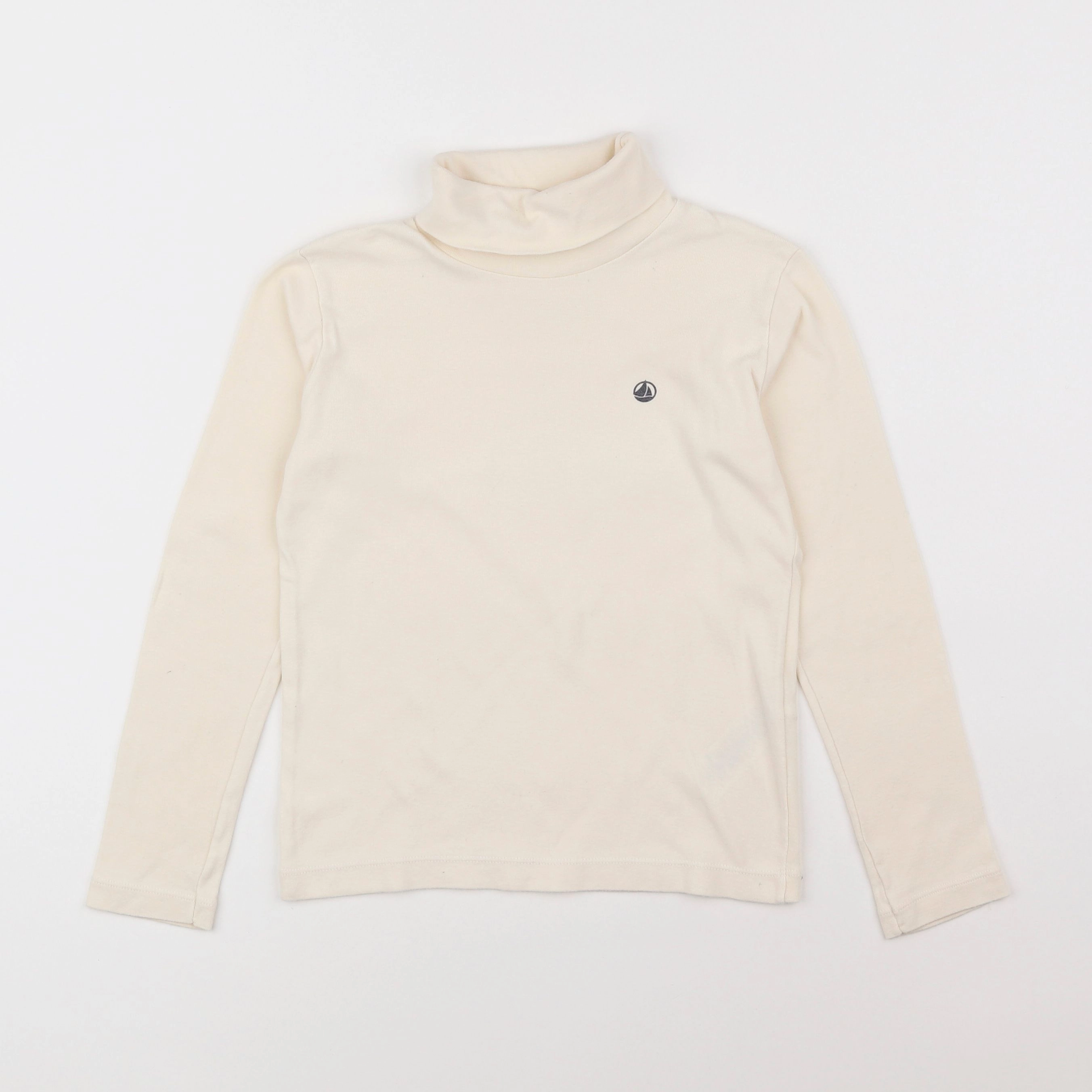 Petit Bateau - sous-pull blanc - 8 ans