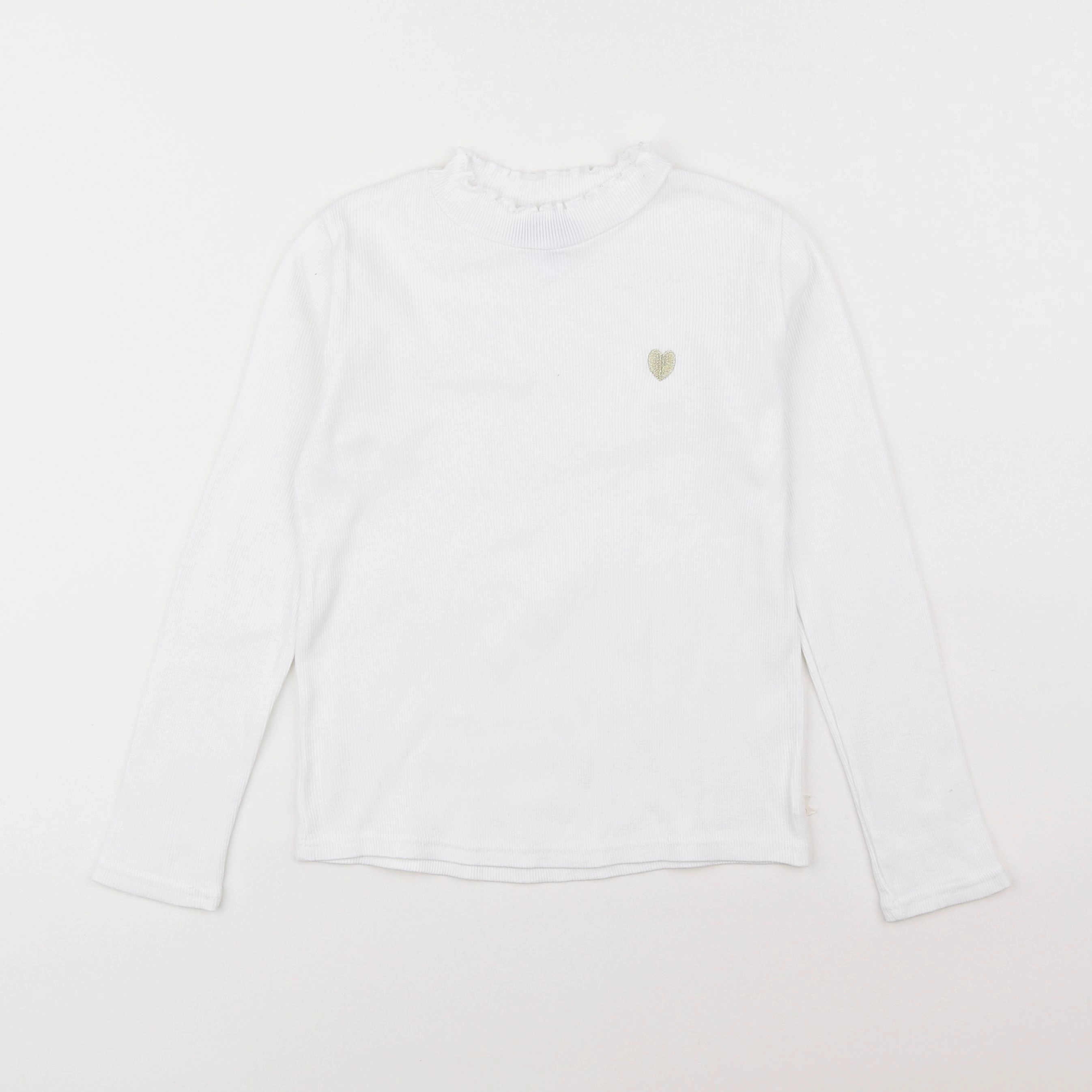 Okaidi - sous-pull blanc - 8 ans