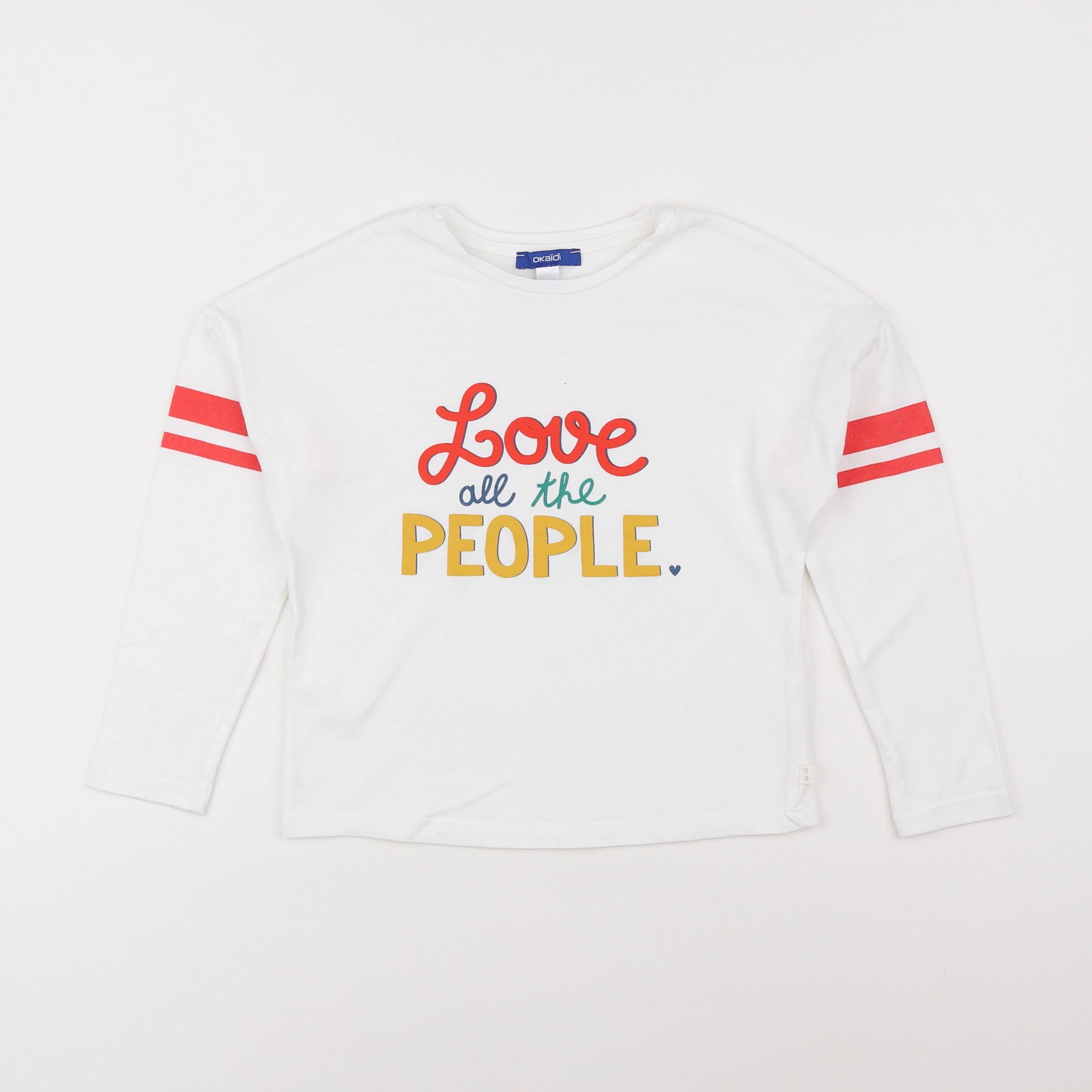 Okaidi - tee-shirt blanc - 6 ans