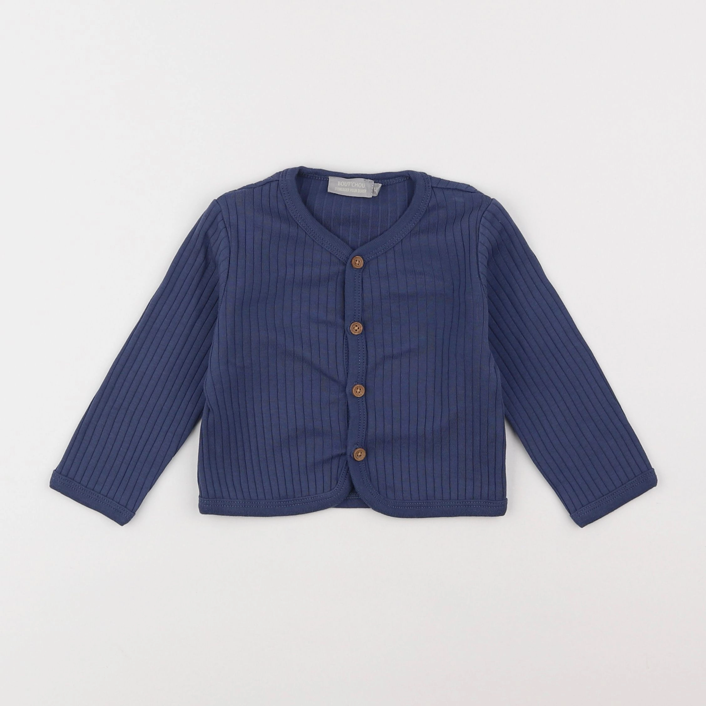 Boutchou - gilet bleu - 18 mois