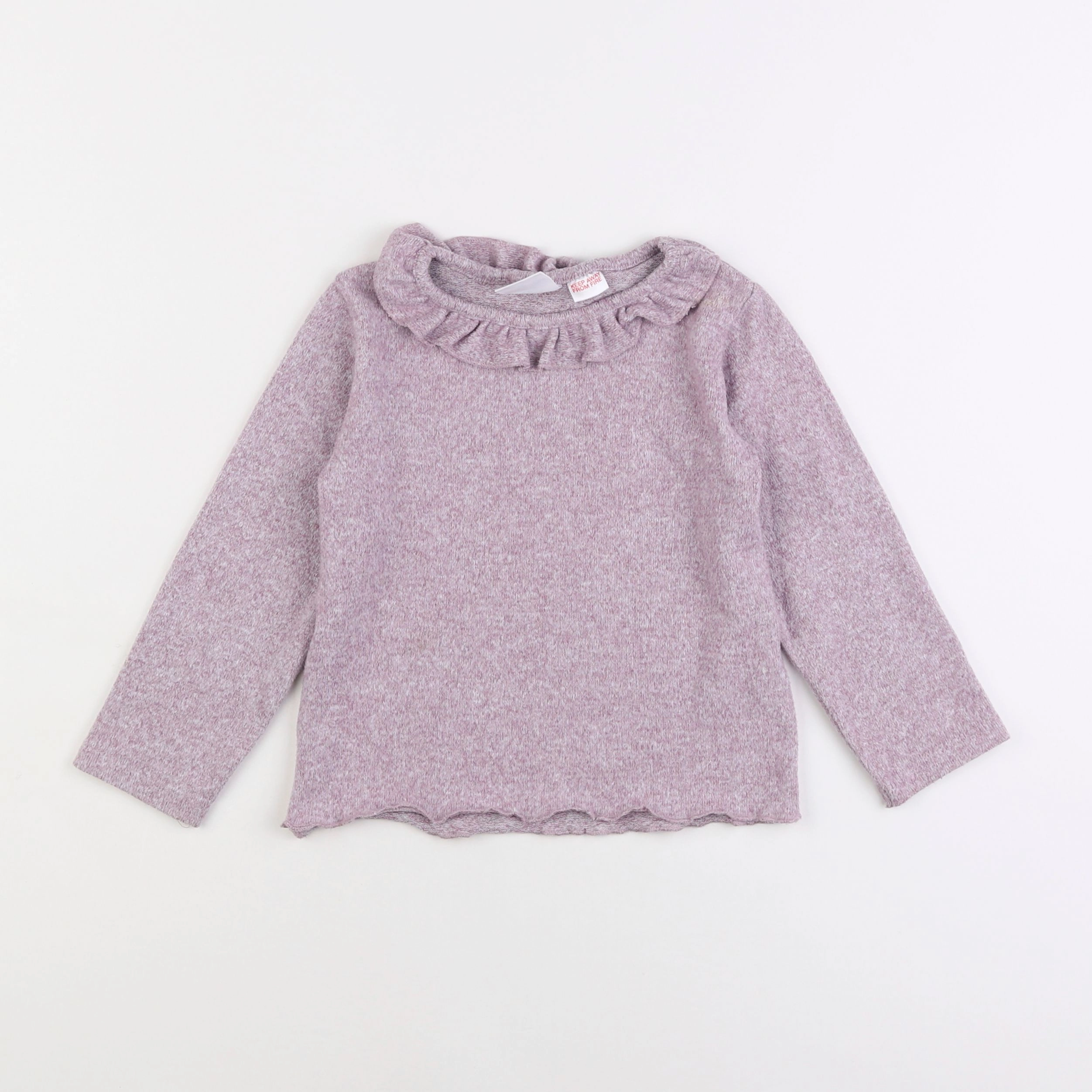 Zara - pull violet - 3/4 ans