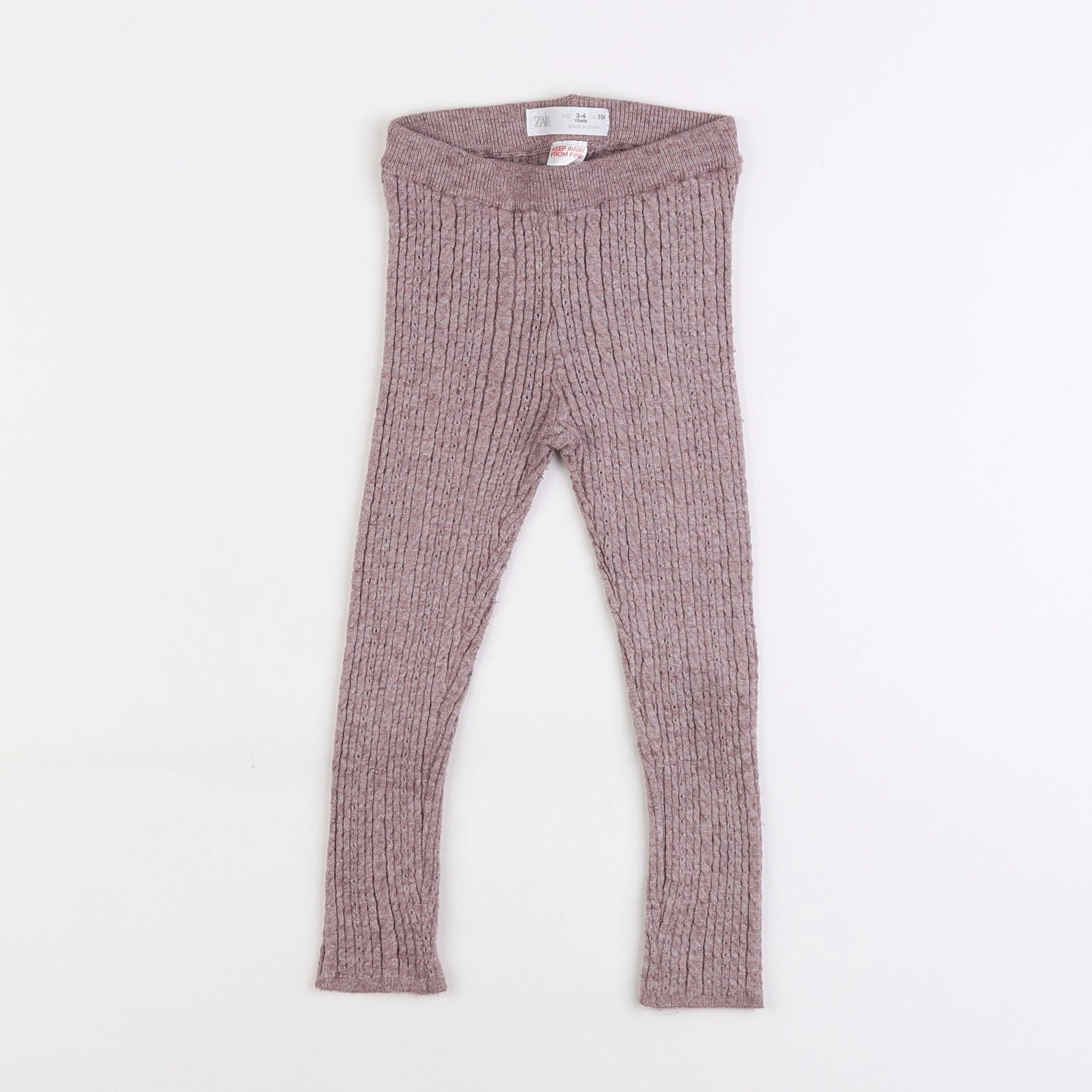 Zara - legging rose - 3/4 ans