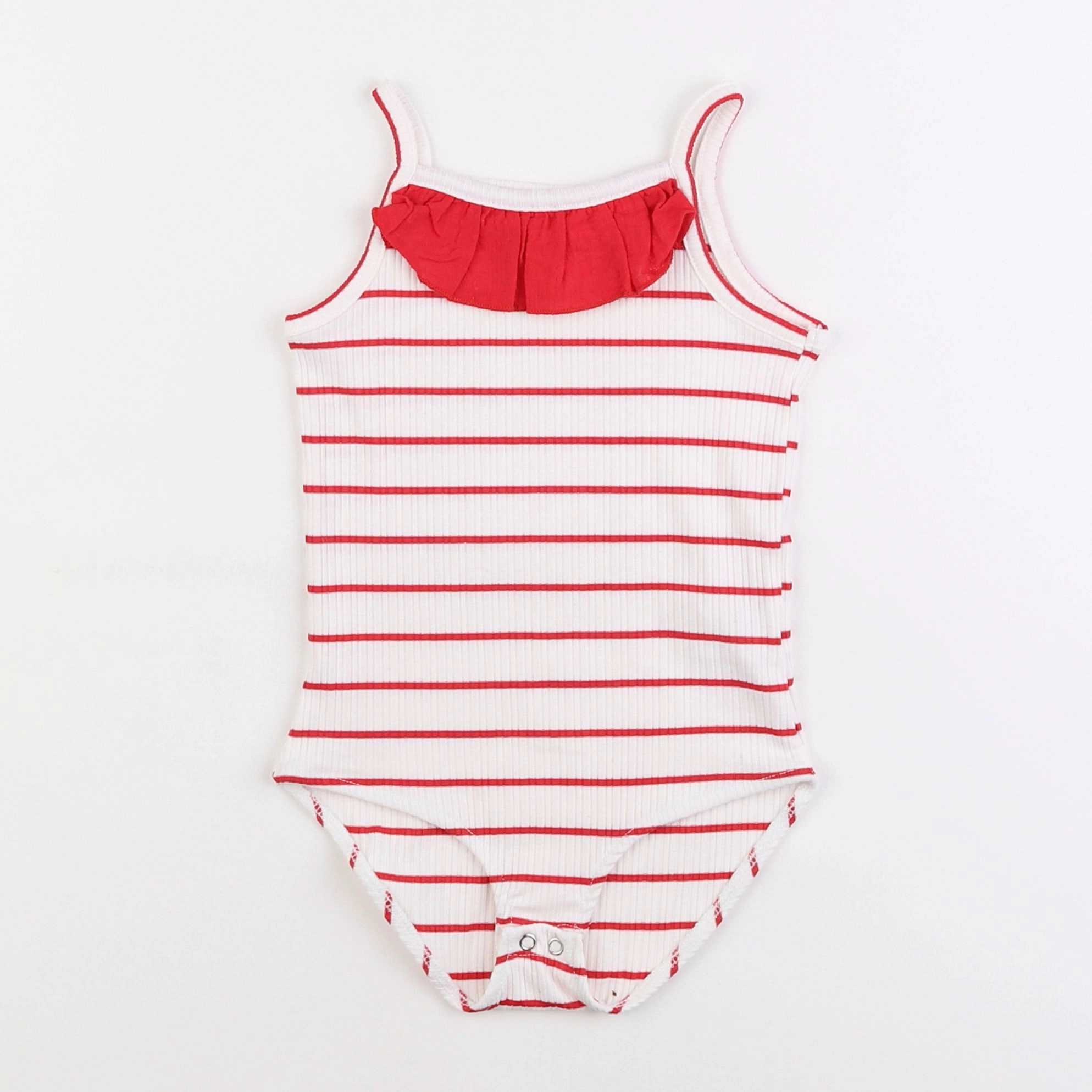 Zara - maillot de bain blanc, rouge - 5 ans