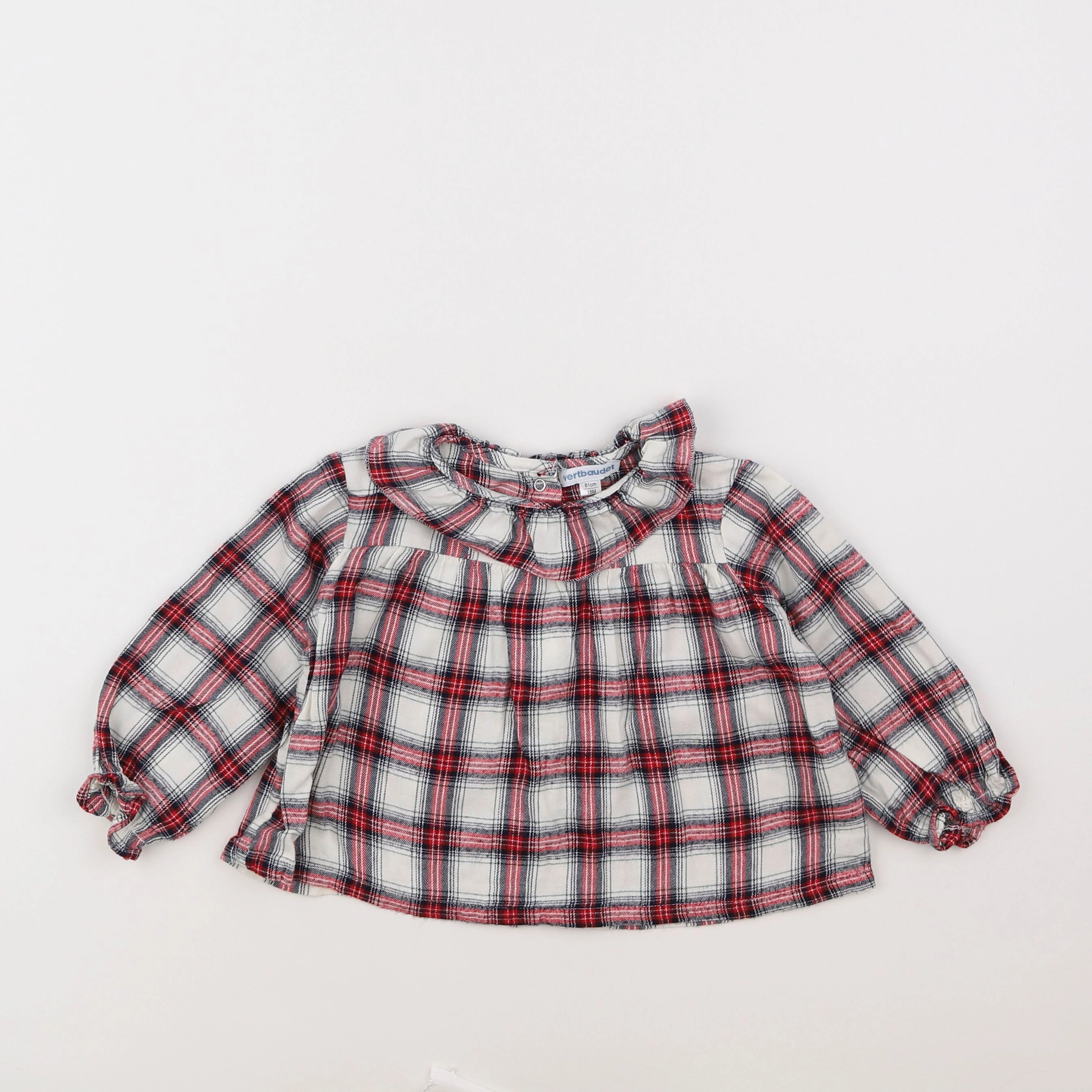 Vertbaudet - blouse multicolore - 18 mois
