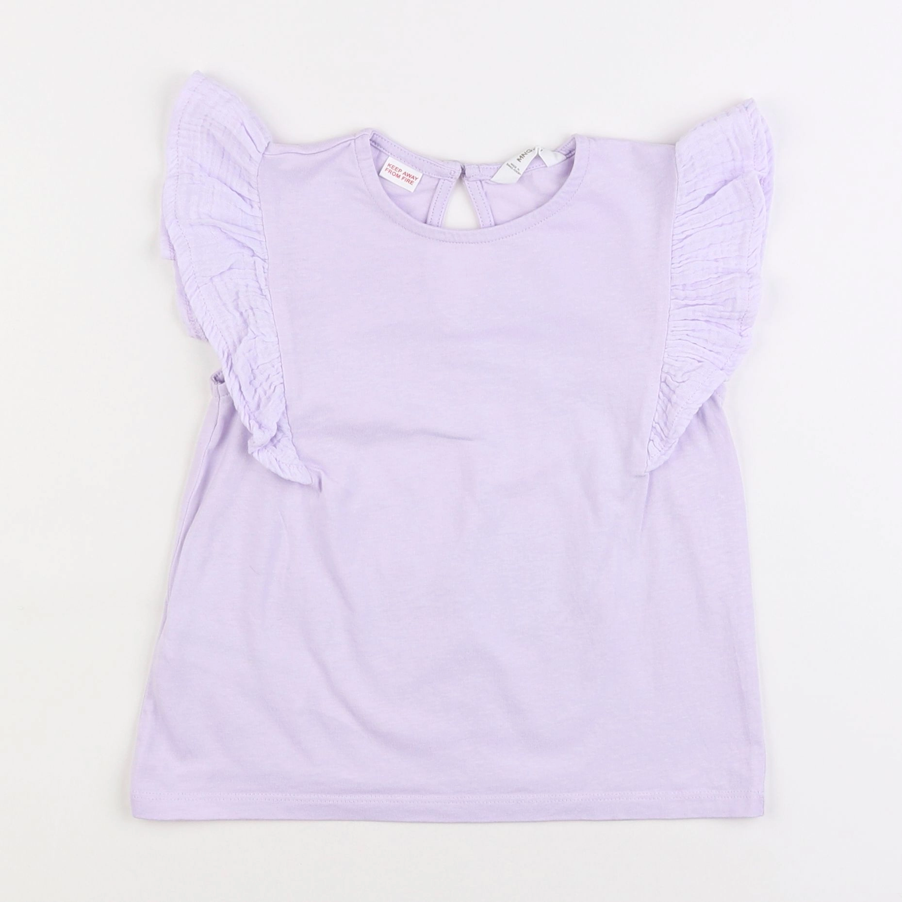 Mango - tee-shirt violet - 3/4 ans