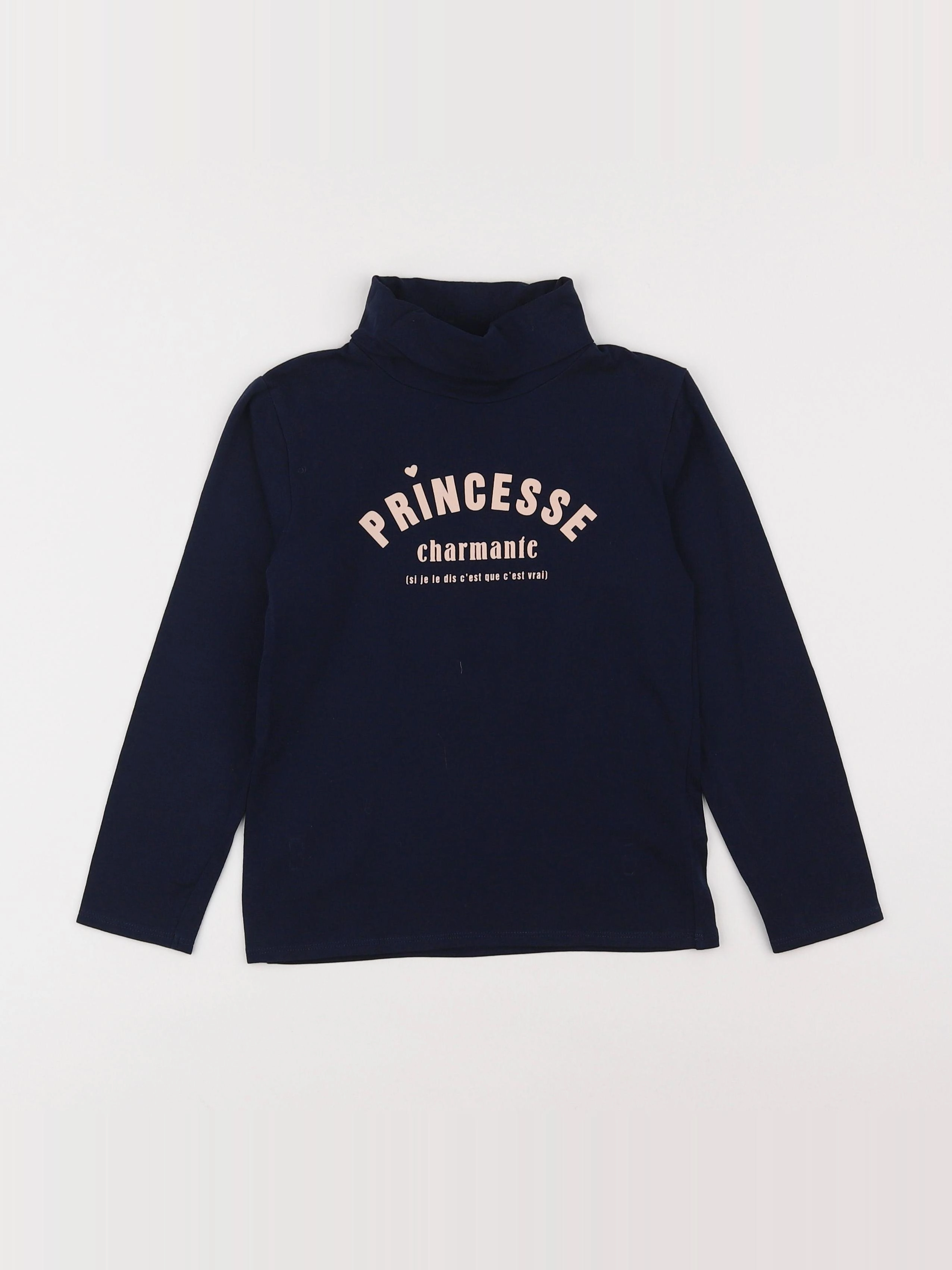 Vertbaudet - sous-pull bleu - 6 ans