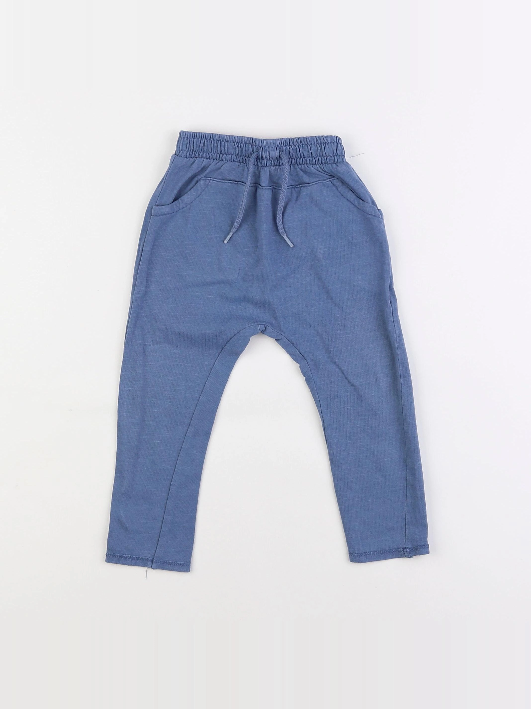 Vertbaudet - jogging bleu - 12 mois