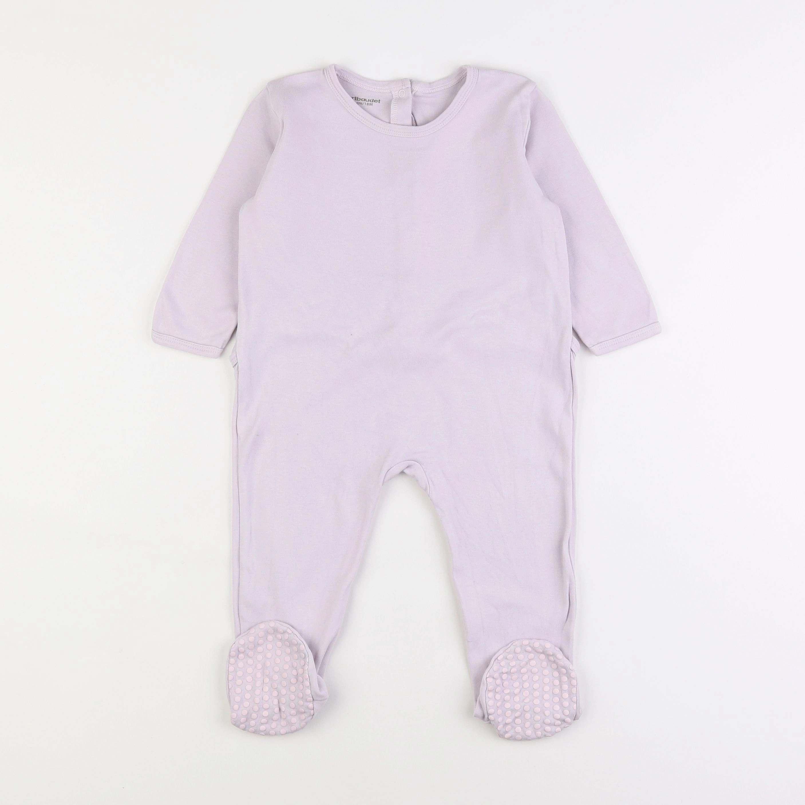 Vertbaudet - pyjama coton violet - 18 mois