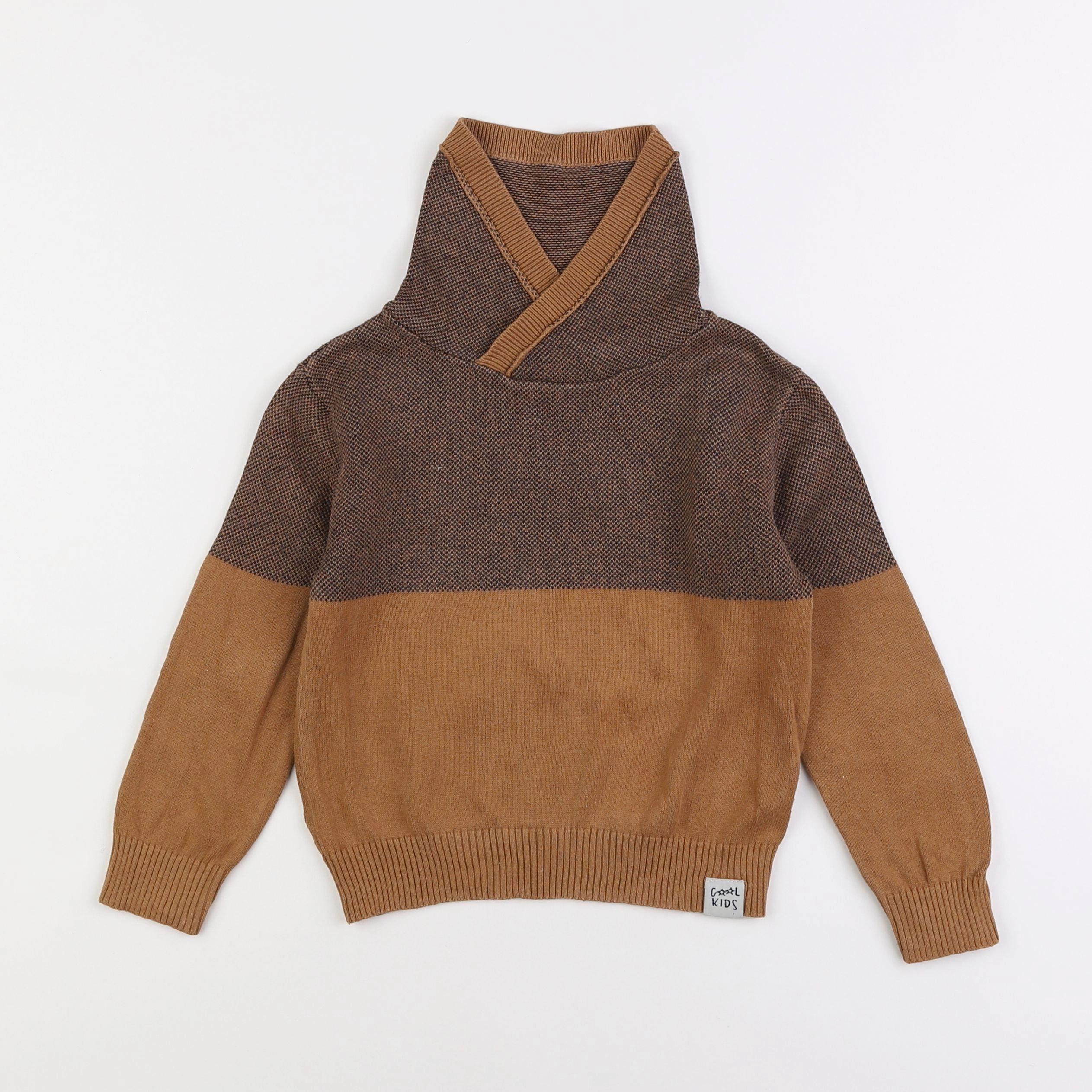 Vertbaudet - pull marron - 5 ans