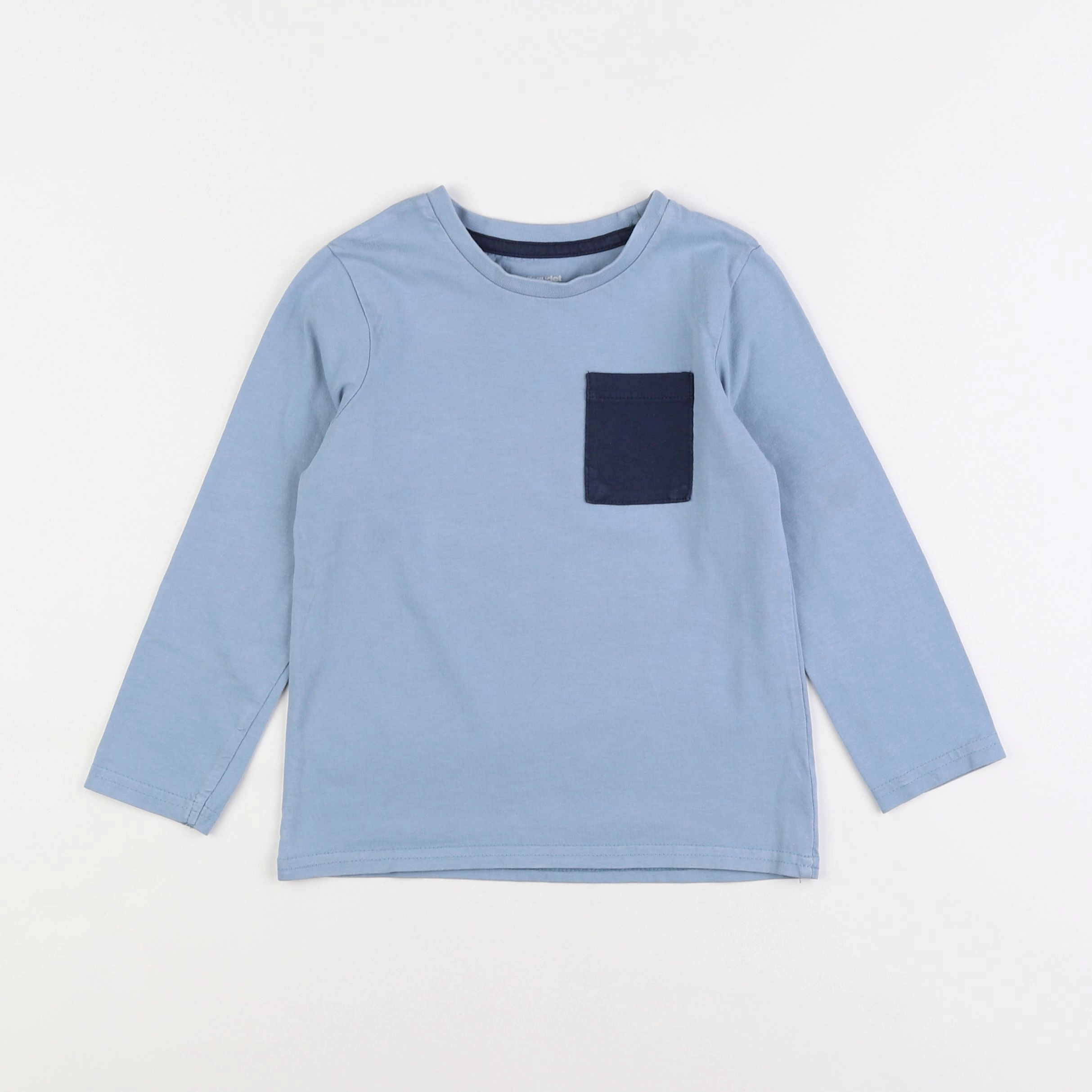 Vertbaudet - tee-shirt bleu - 5 ans