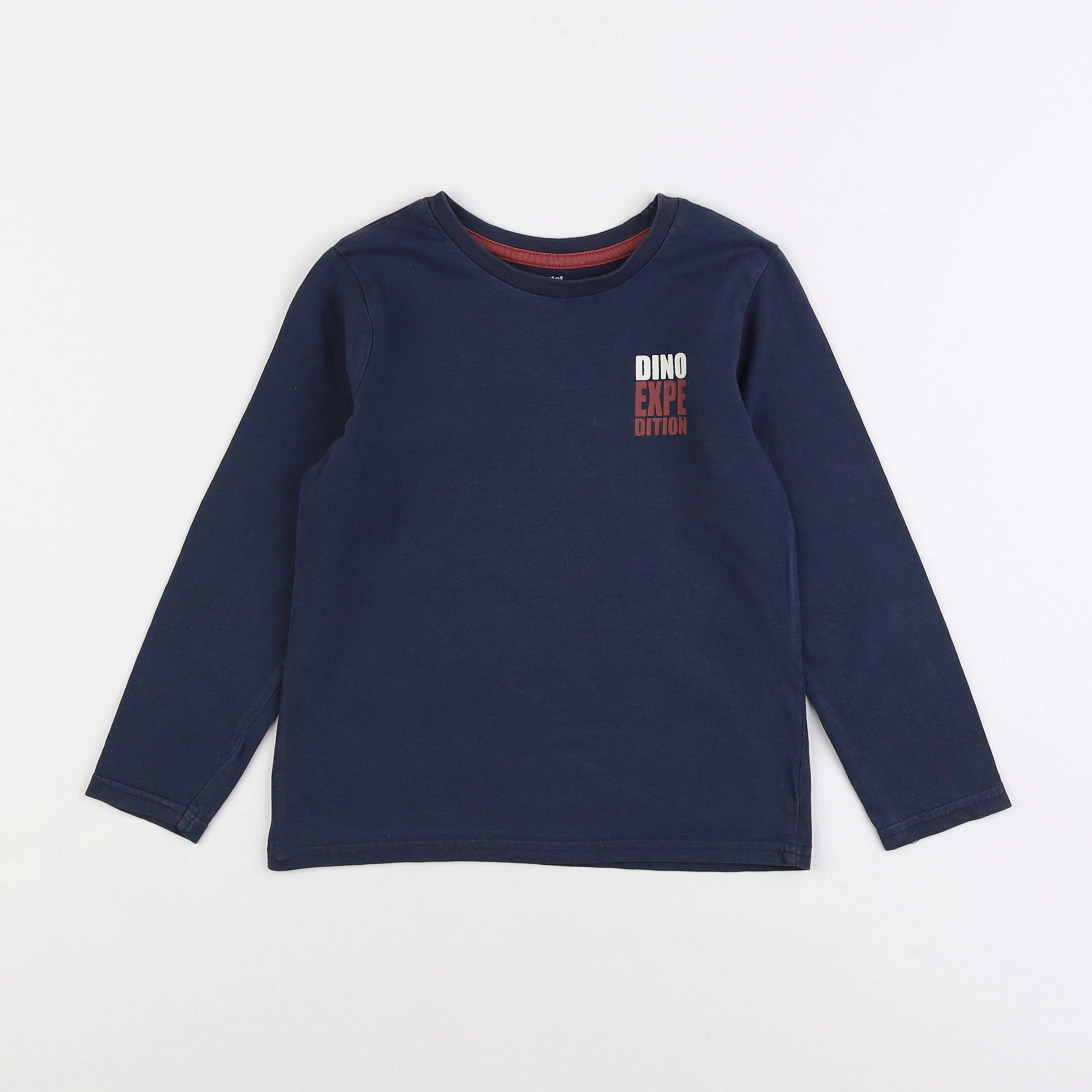 Vertbaudet - tee-shirt bleu - 5 ans