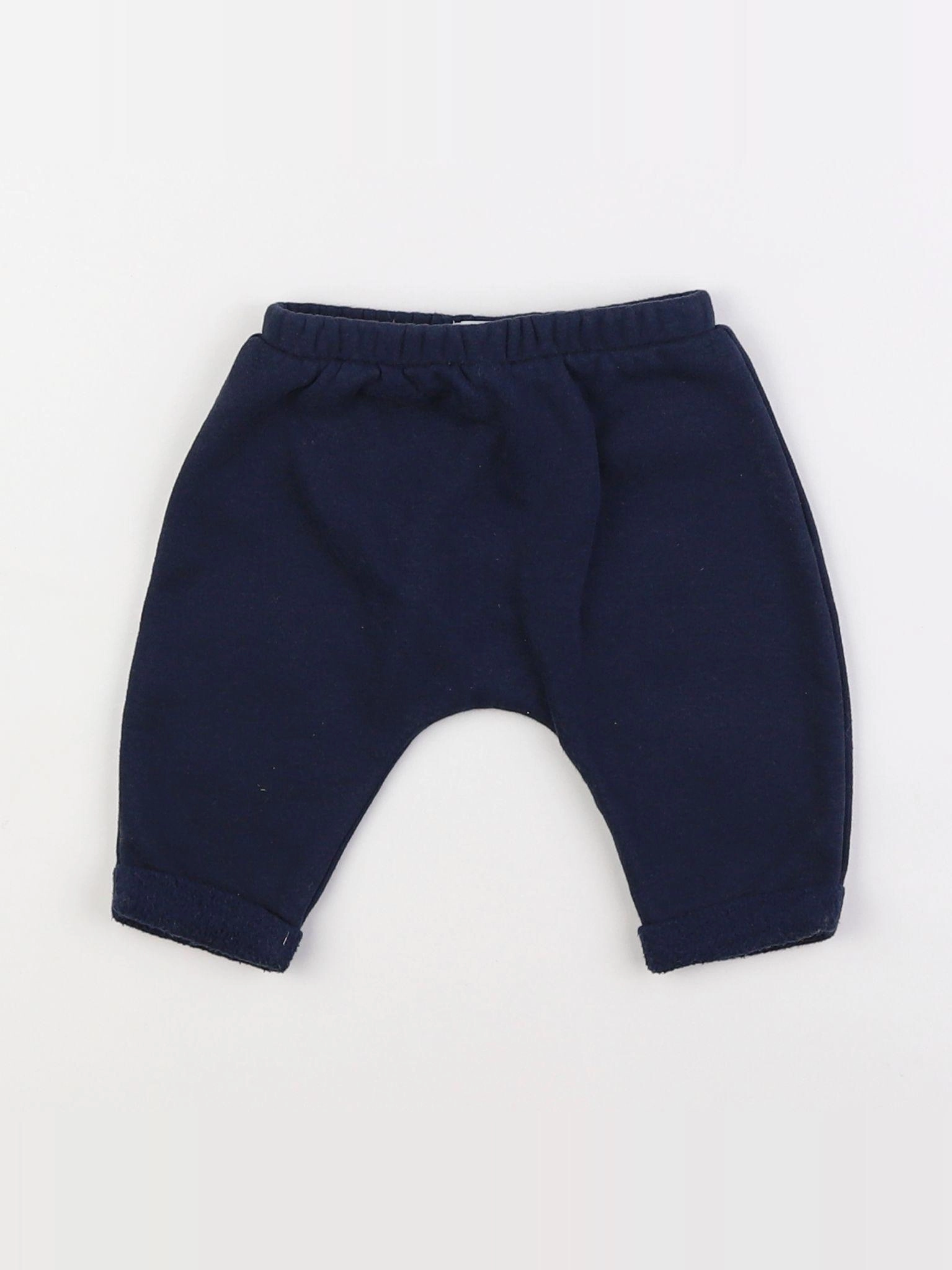 Vertbaudet - sarouel bleu - 6 mois