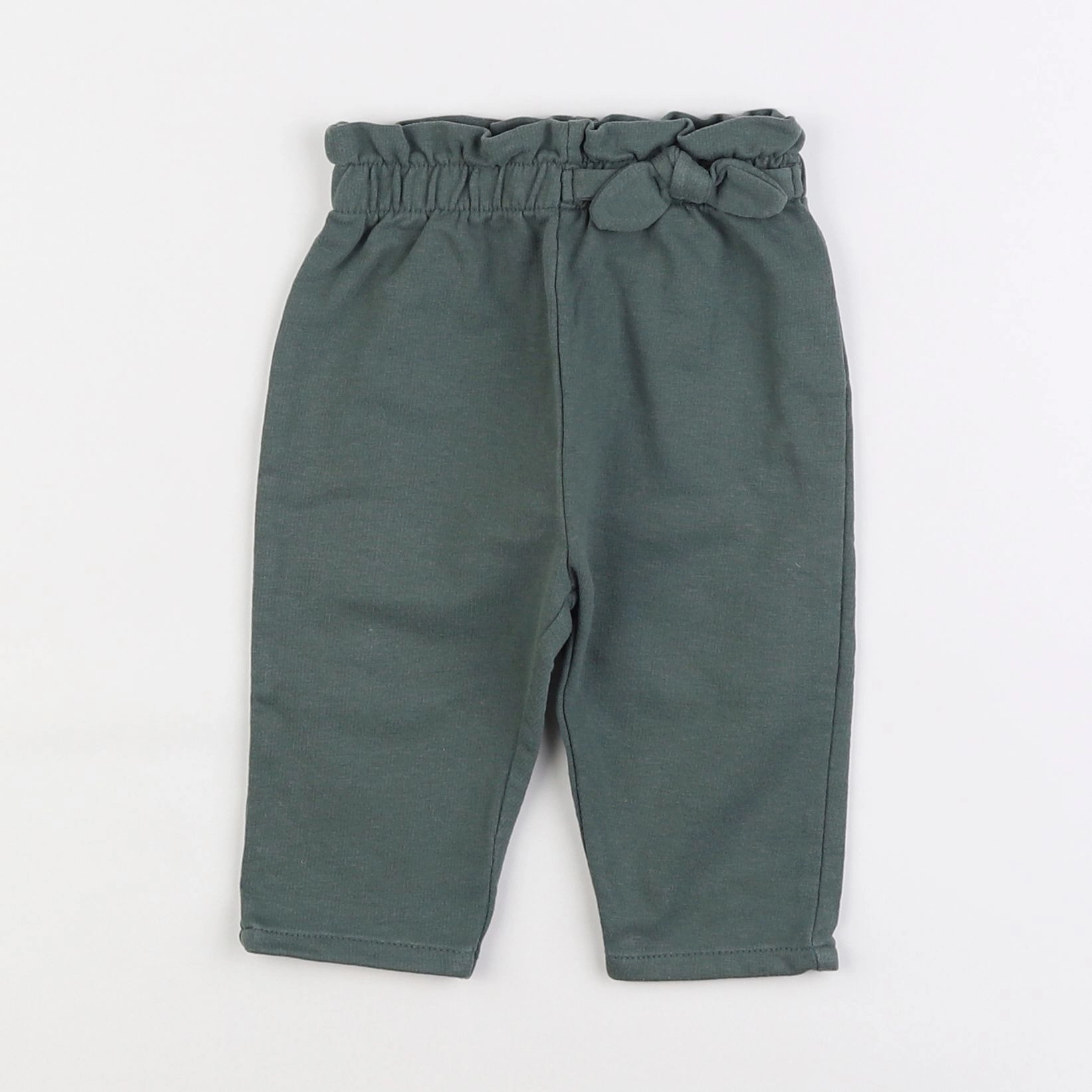 Vertbaudet - pantalon vert - 6 mois