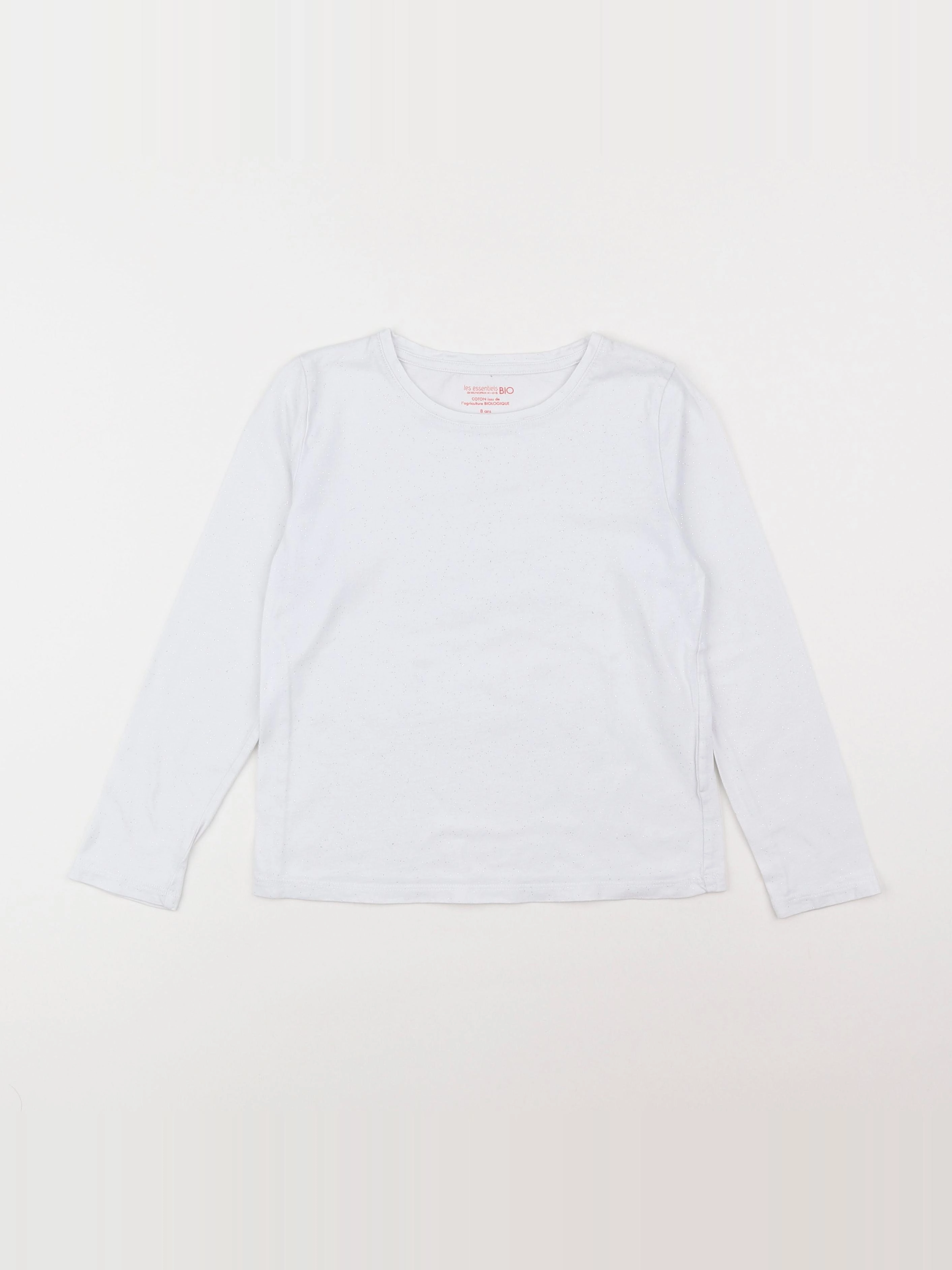 Monoprix - tee-shirt blanc - 8 ans
