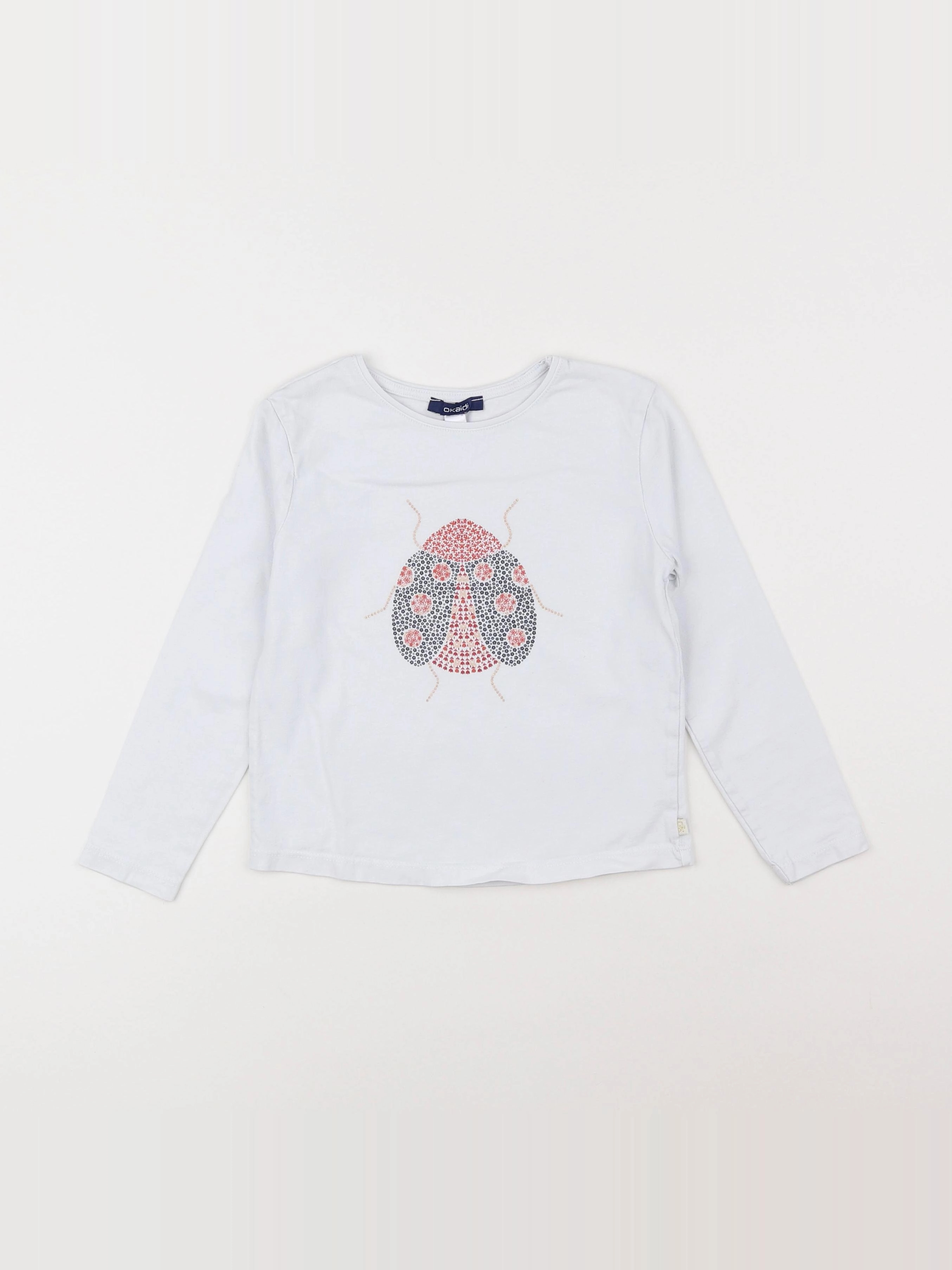 Okaidi - tee-shirt blanc - 6 ans
