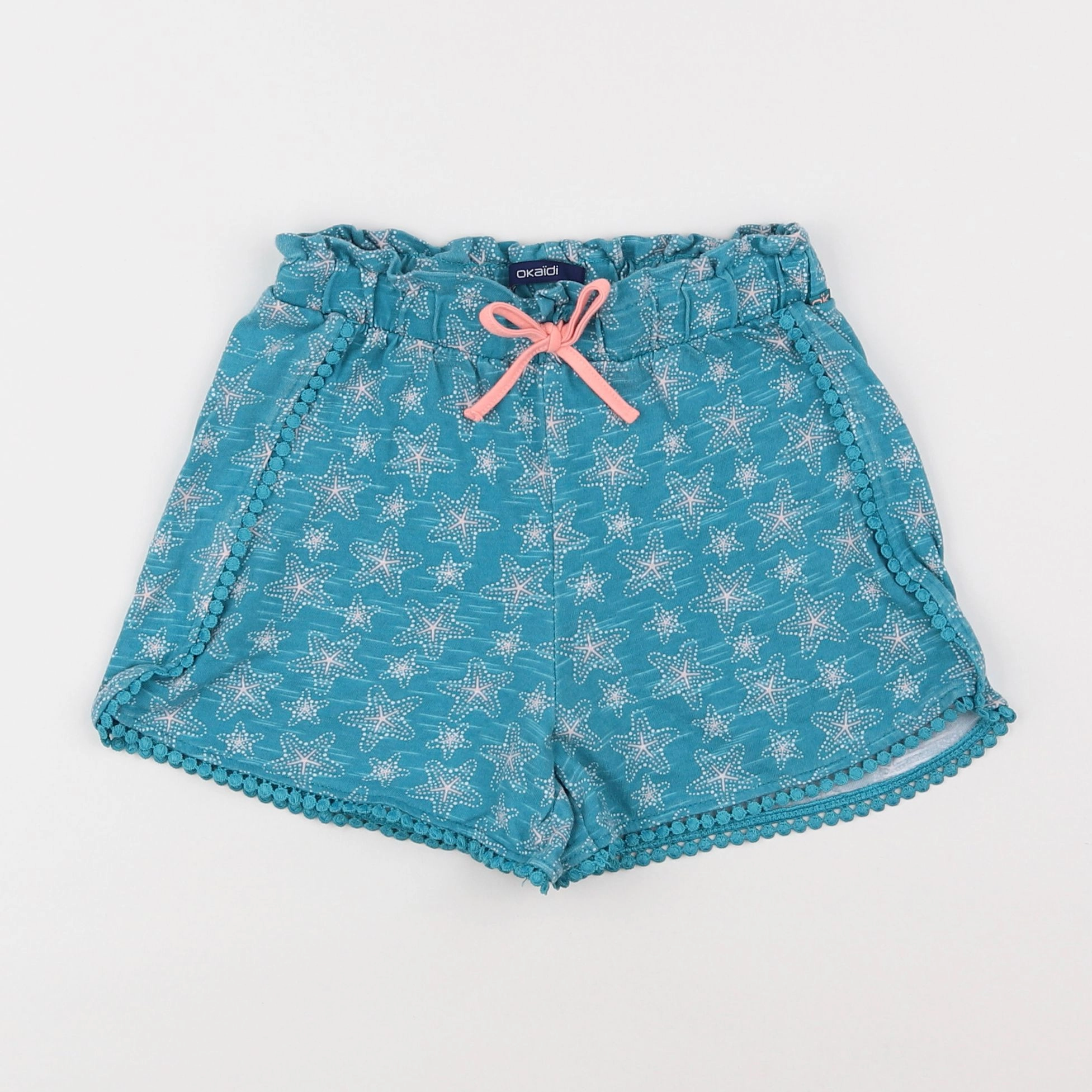 Okaidi - short bleu - 7 ans