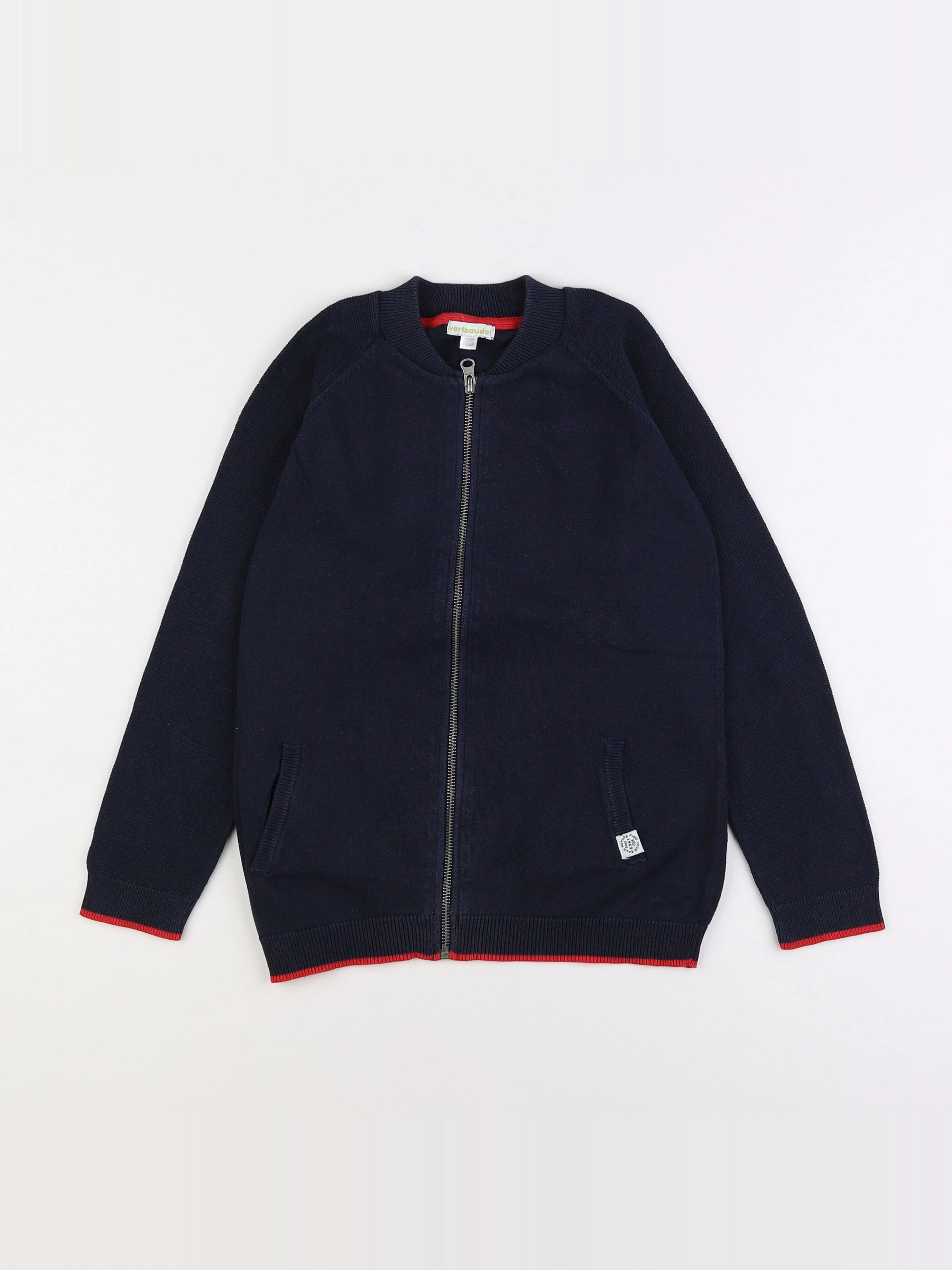 Vertbaudet - gilet bleu - 10 ans