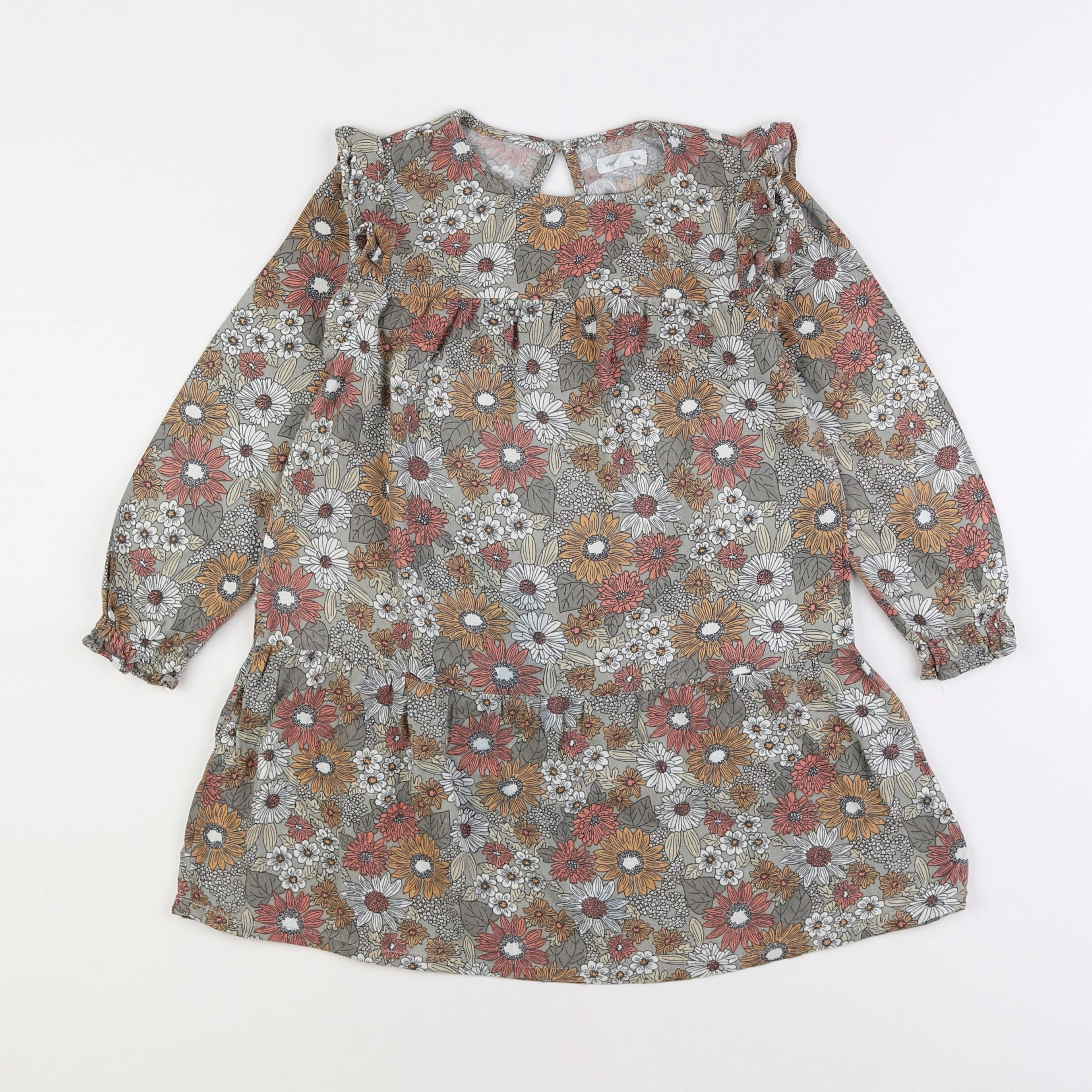 Vertbaudet - robe multicolore - 5 ans