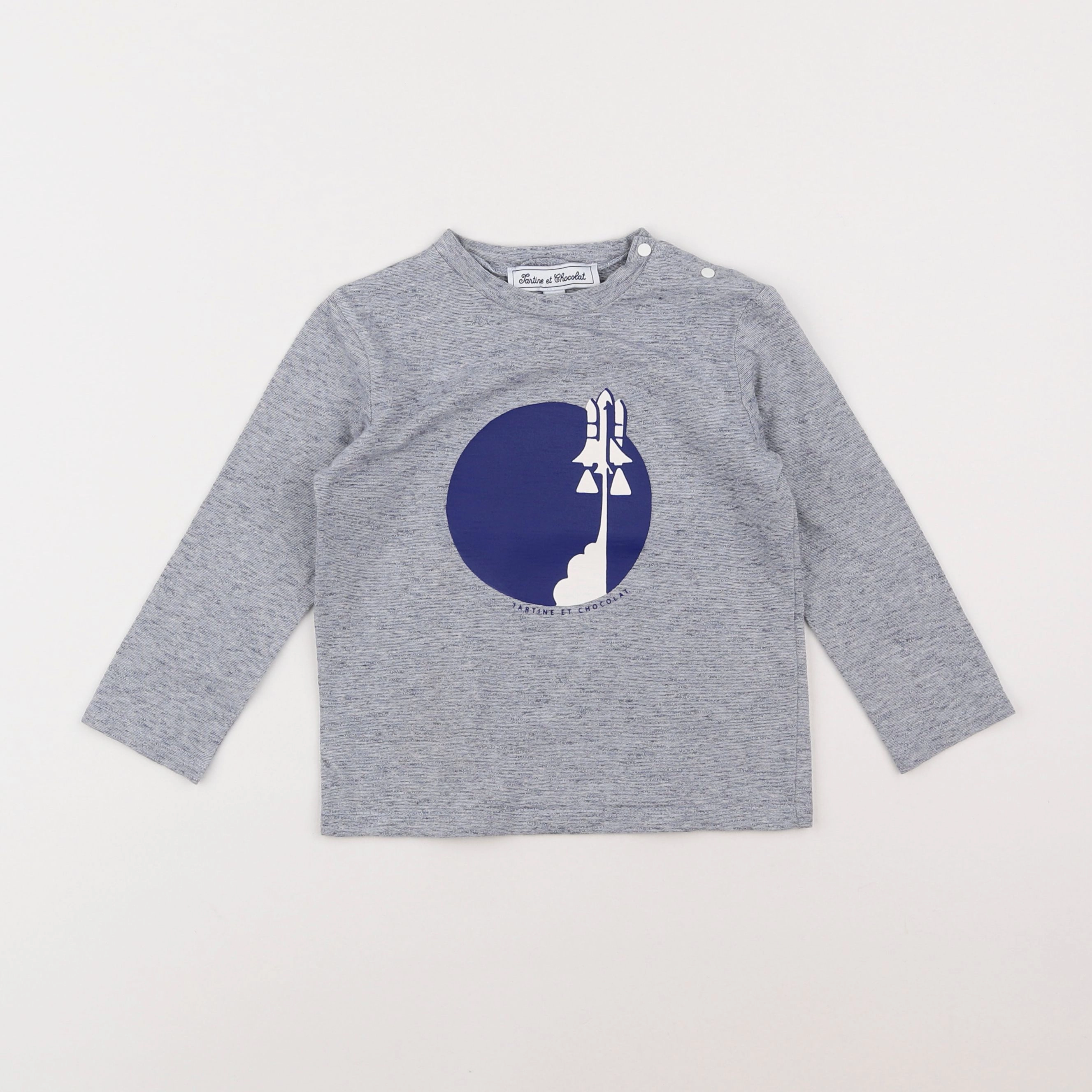 Tartine & Chocolat - tee-shirt bleu - 3 ans