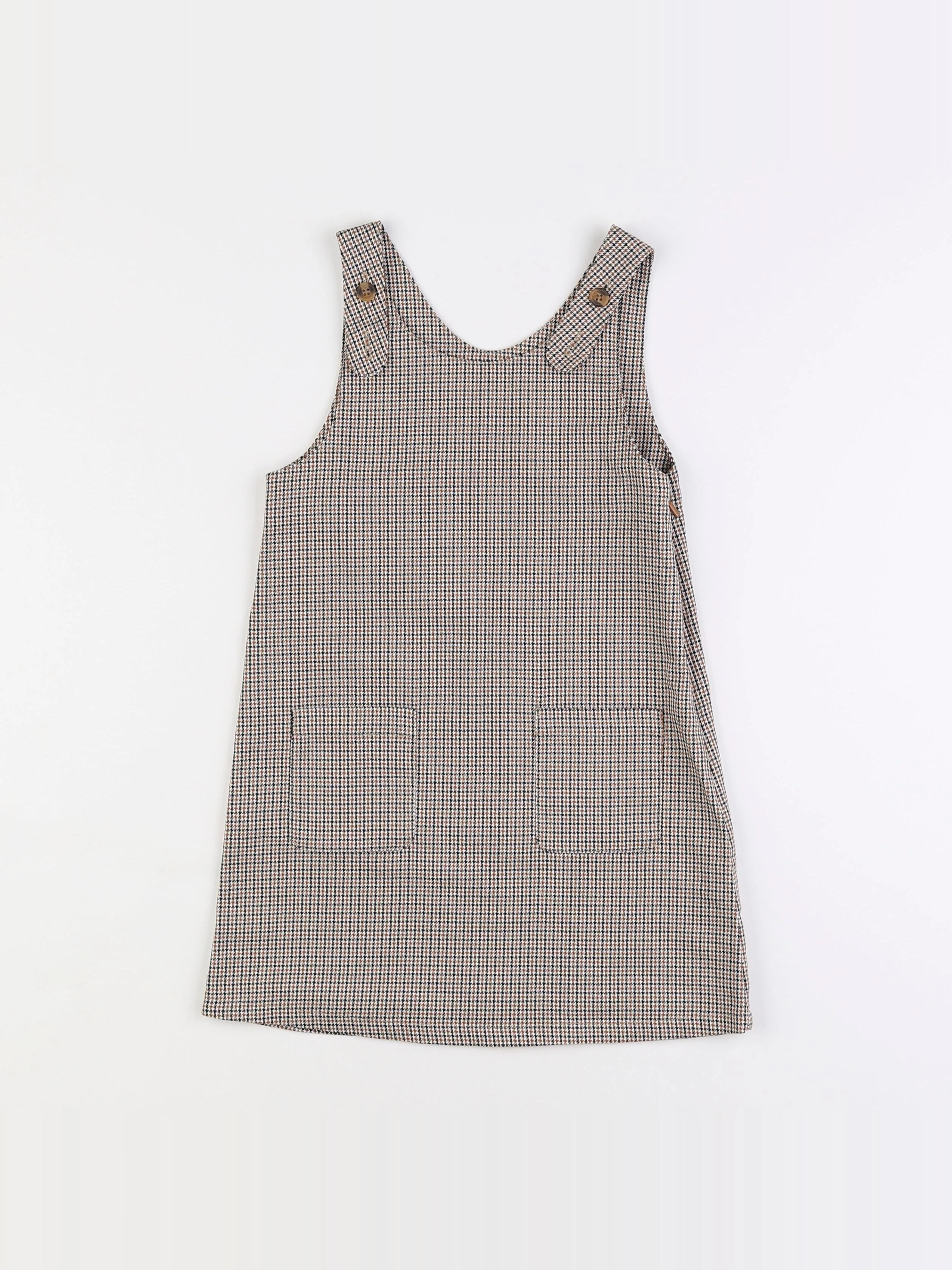 Okaidi - robe marron - 6 ans