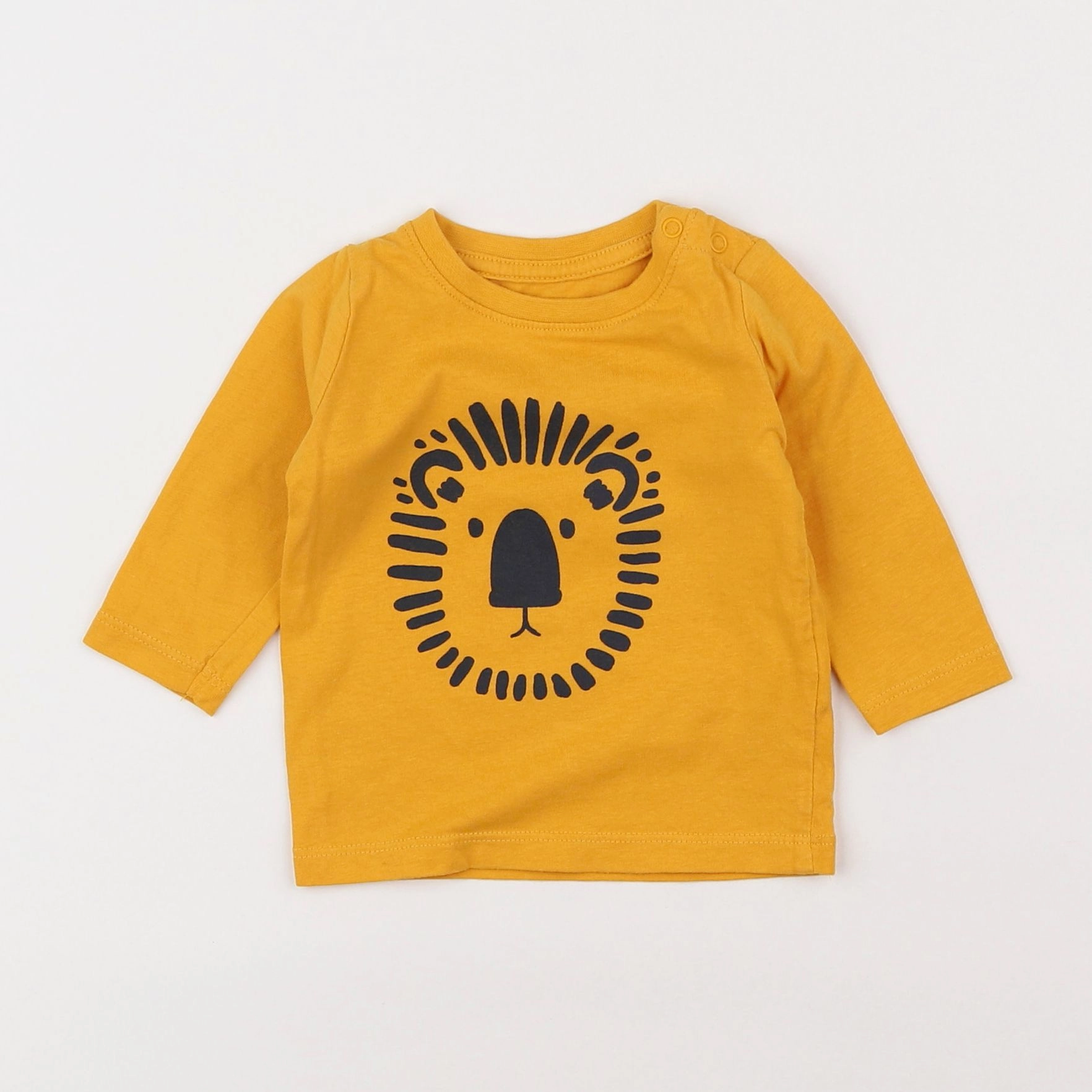 Vertbaudet - tee-shirt jaune - 3 mois