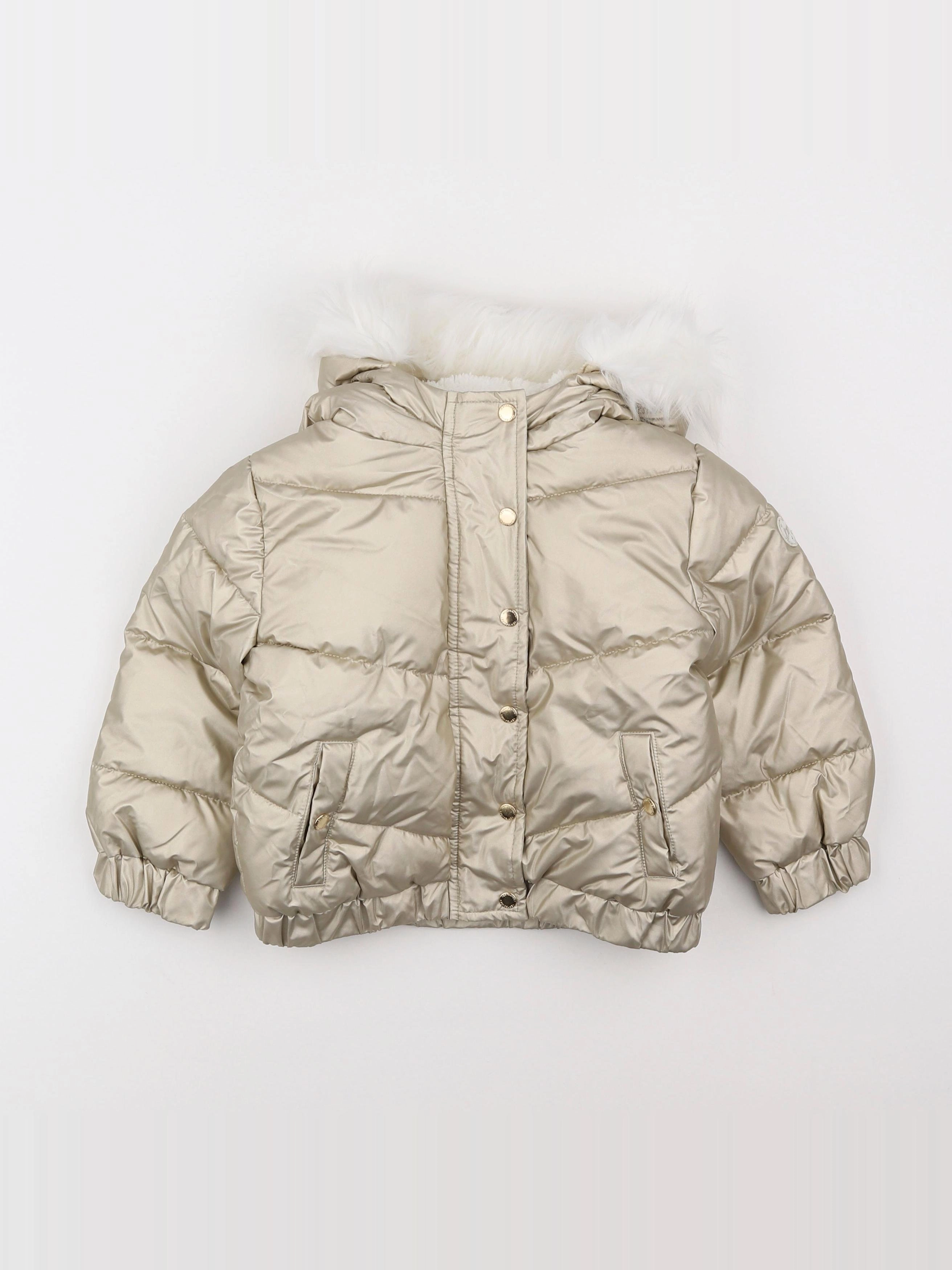 Vertbaudet - doudoune or - 3 ans