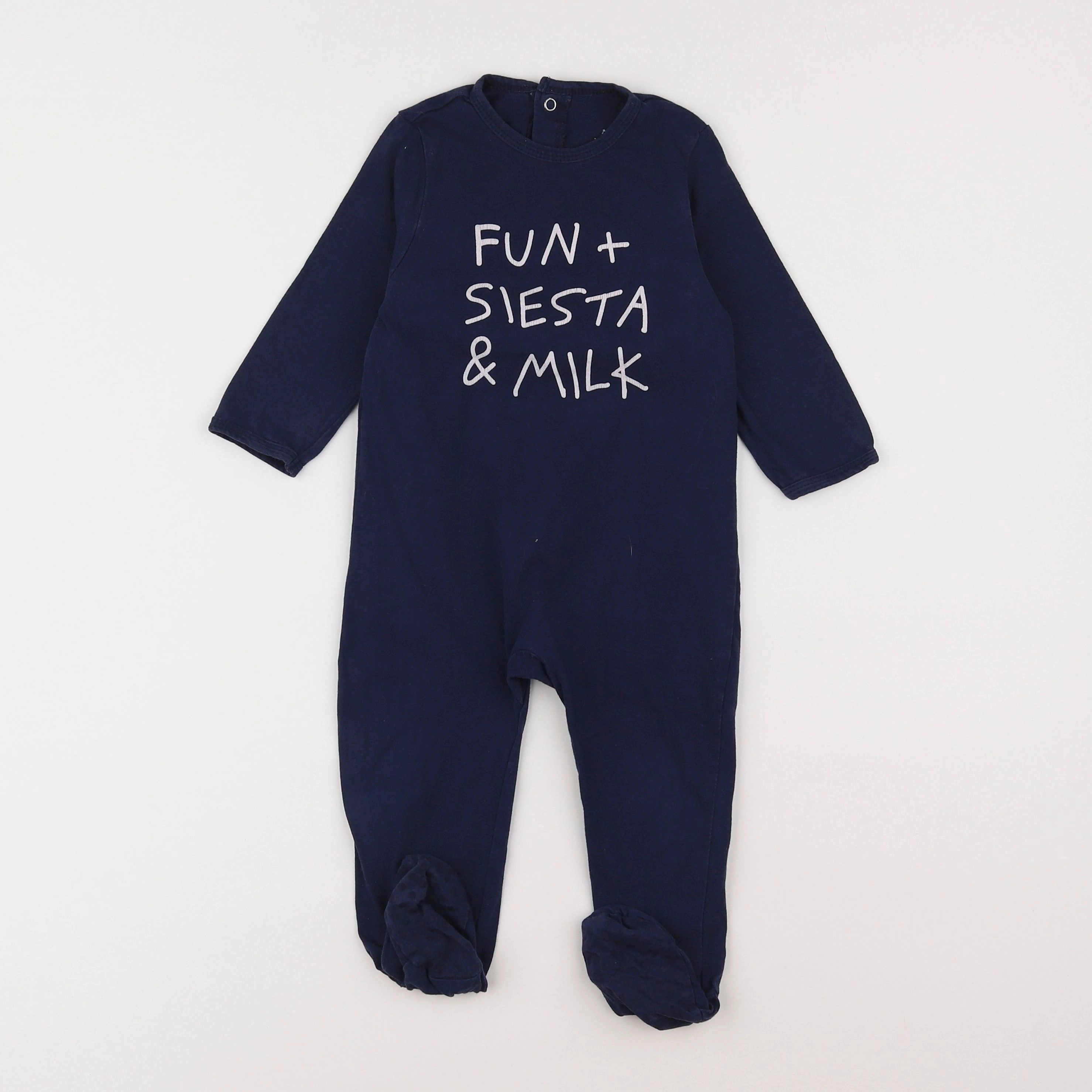 La Redoute - pyjama coton bleu - 2 ans